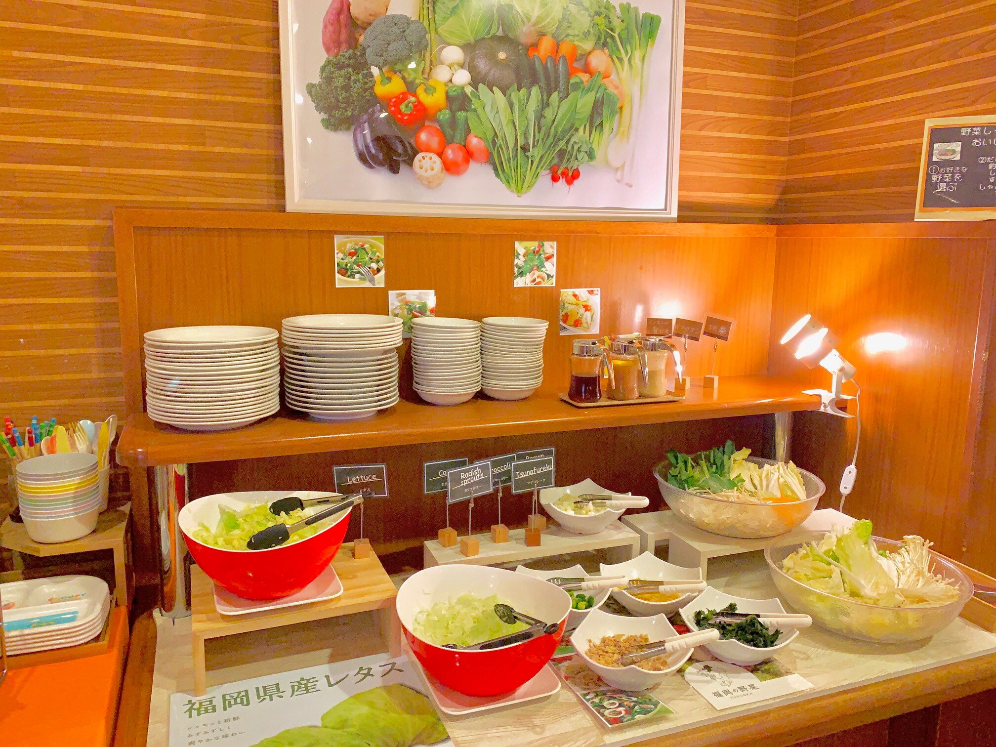 ◆ Breakfast buffet with plenty of fresh vegetables ◆