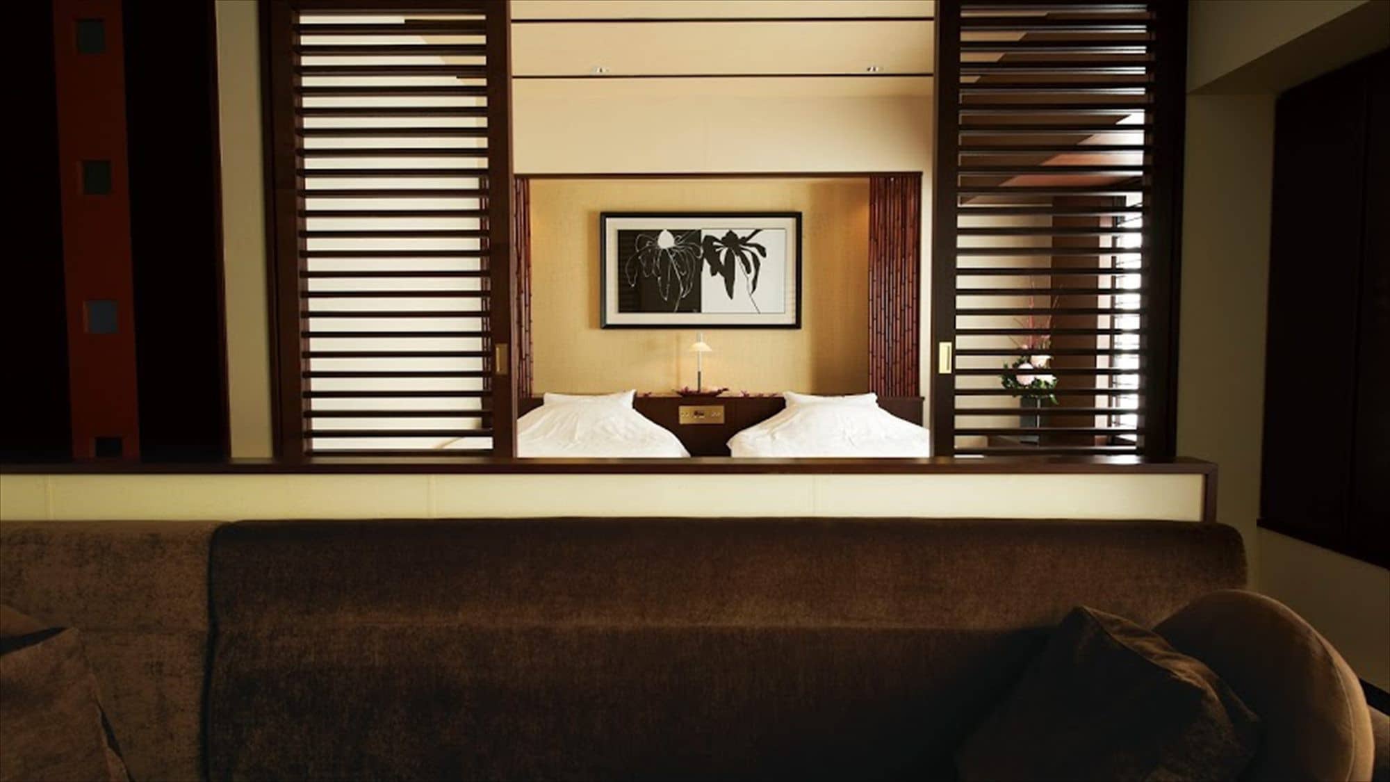 With open-air bath and indoor bath [Ho-o Room]