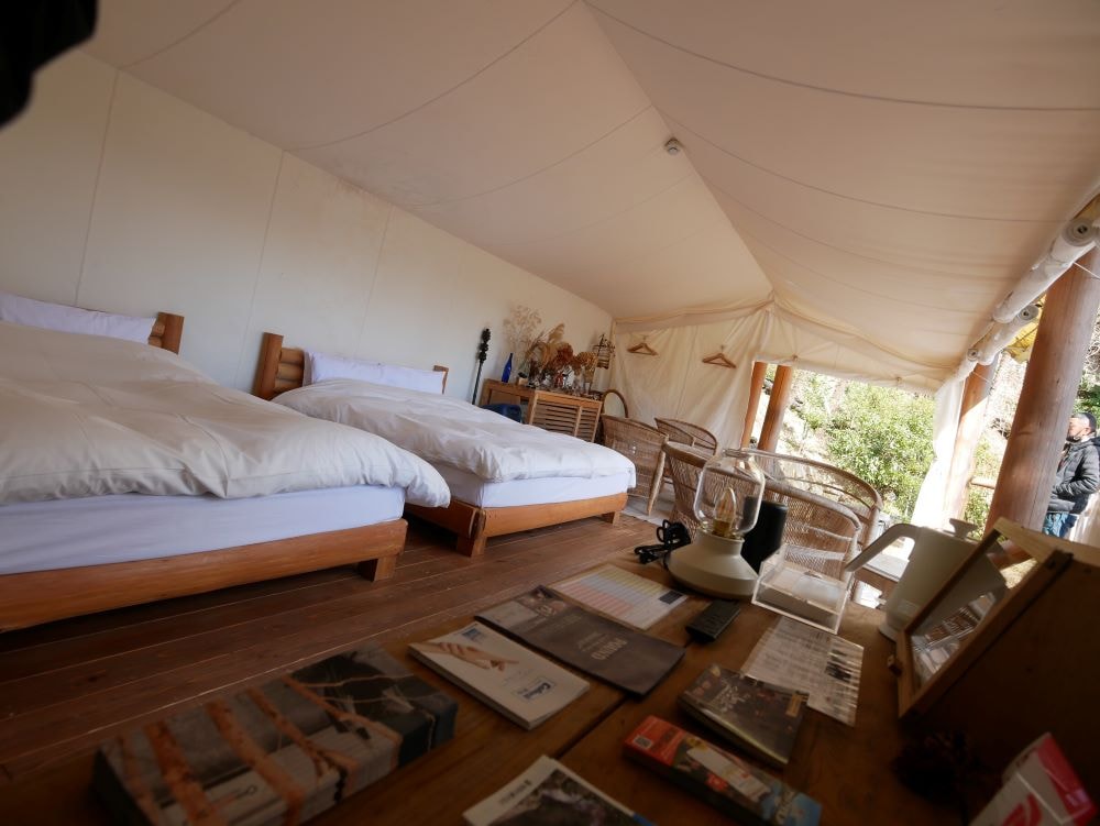 Glamping room