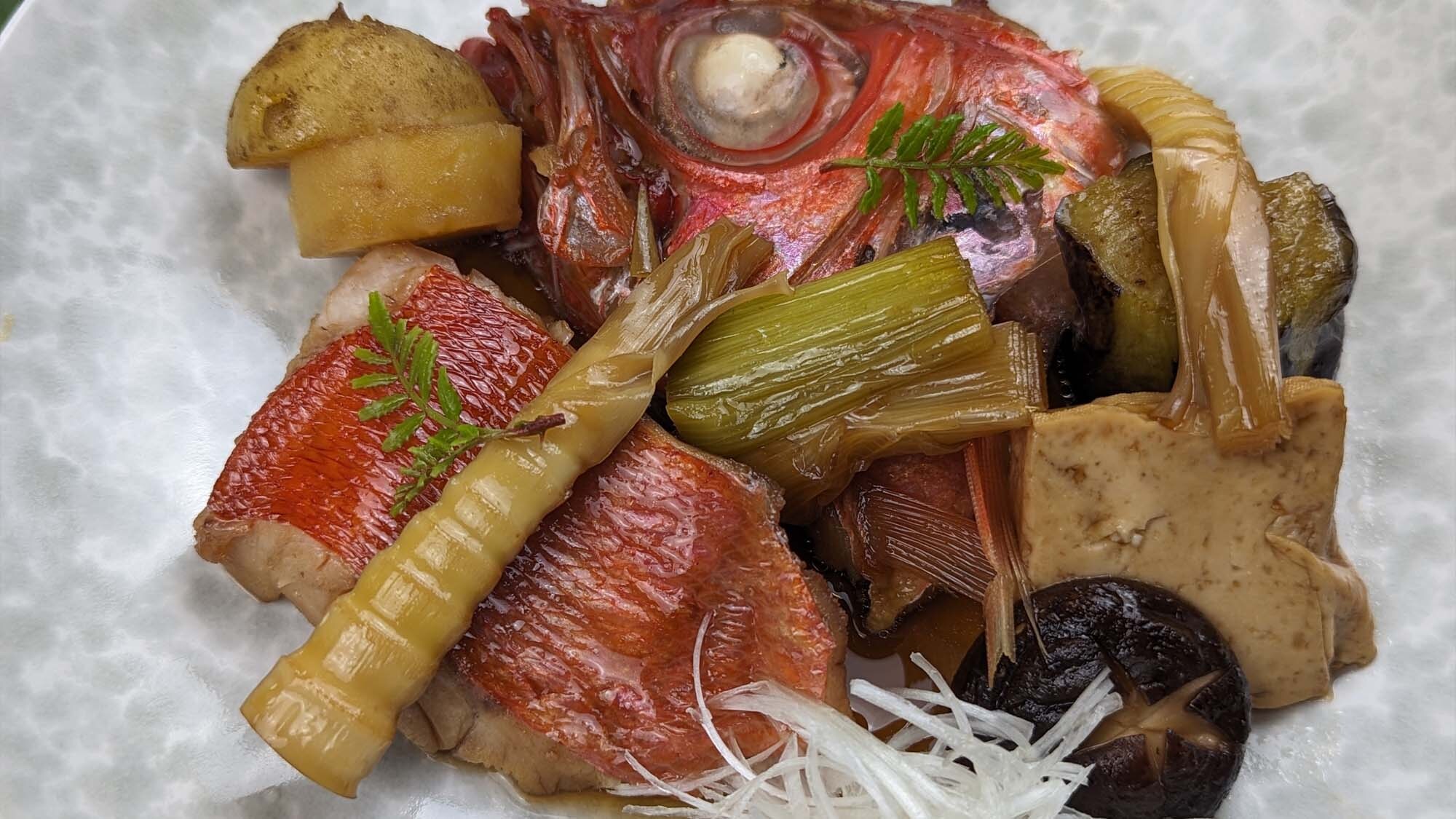 An example of a fish main dish