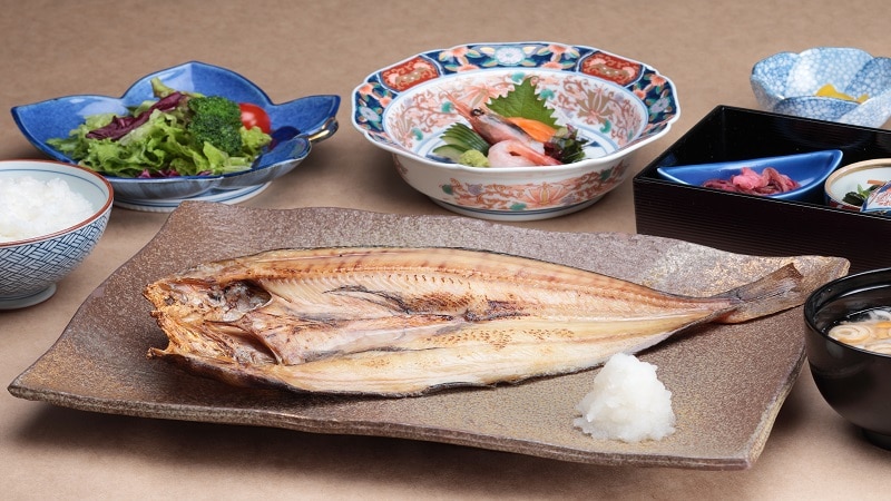 ★ Supper ★ "Eastern Hokkaido Atka mackerel set meal" A whole Atka mackerel from Eastern Hokkaido!