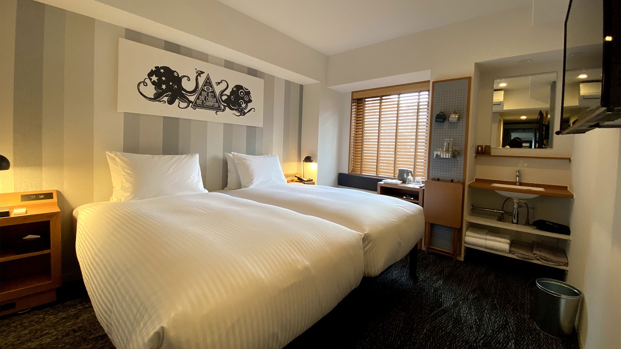 (non-smoking, Twin beds