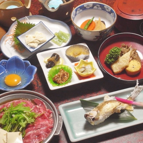 An example of a special dinner menu