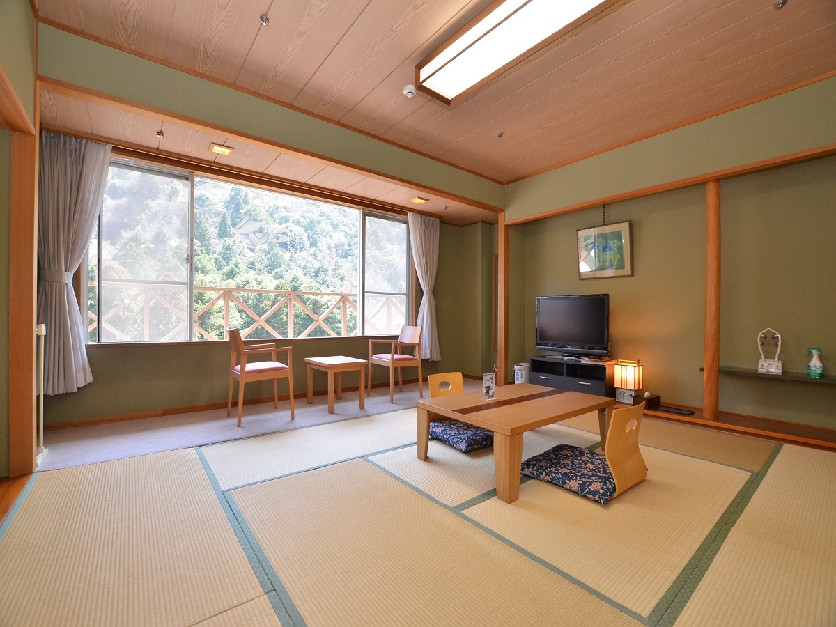 Mountain range seen from the room (The image is an example. It depends on the room type)