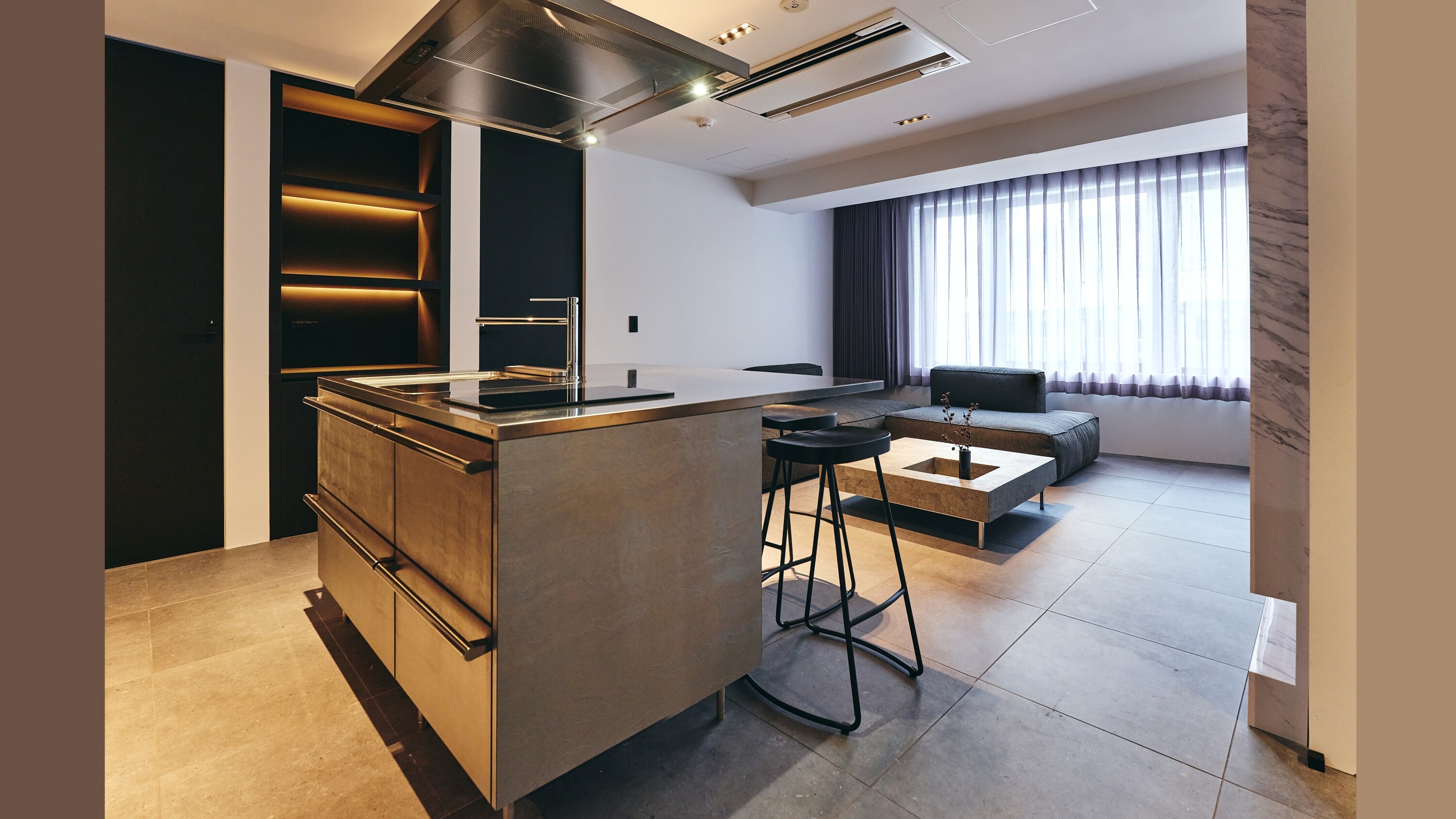 Premier Suite 301 / Kitchen & Living Room