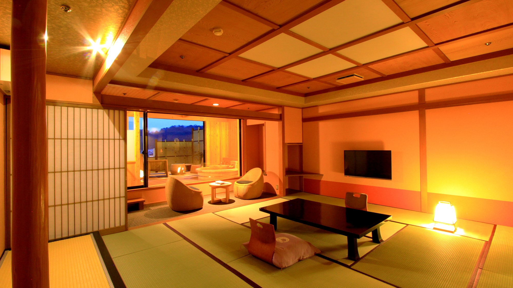 An example of a special room with an open air