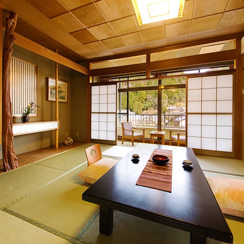 [Kamar standar bergaya Jepang Hana no Yakata] 10 tikar tatami-dengan pemandian air panas-
