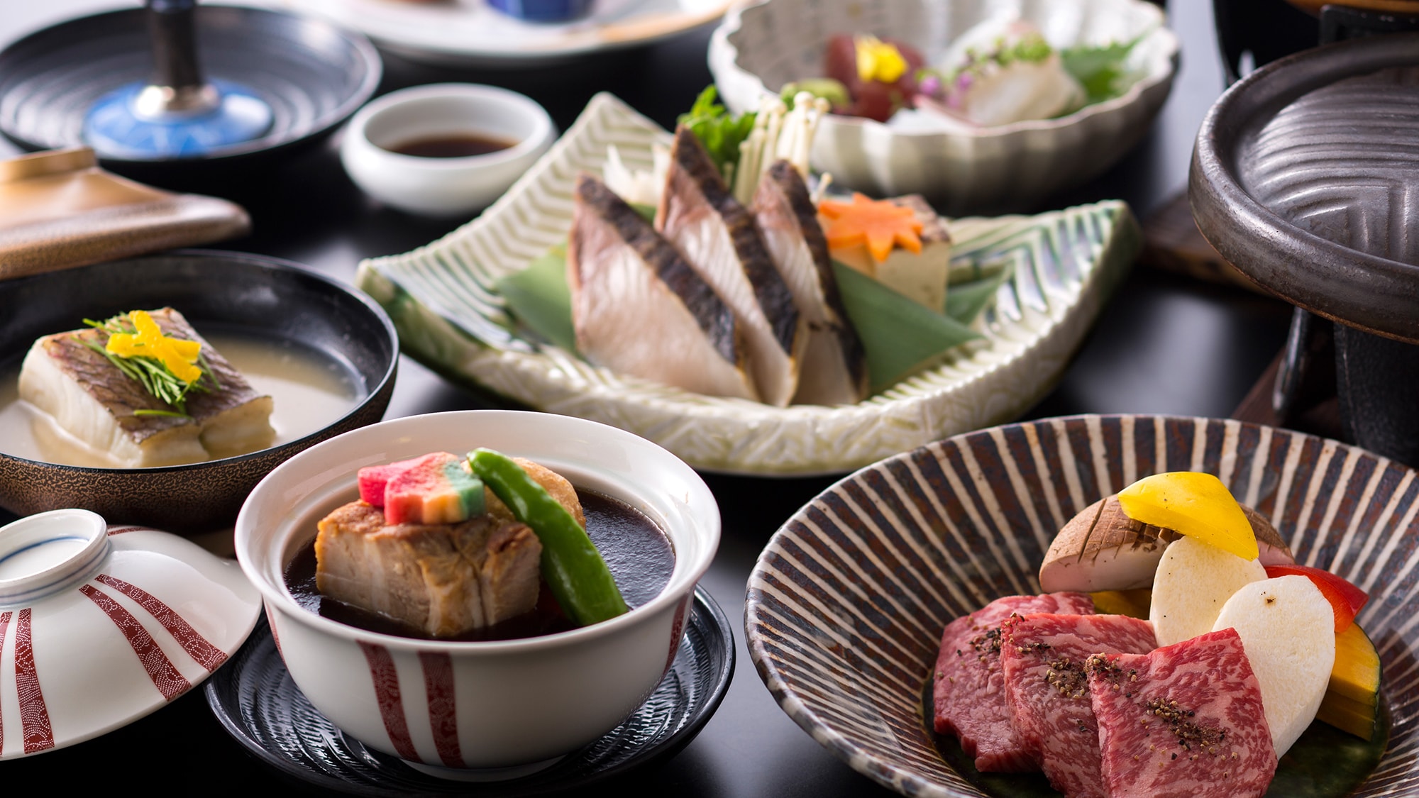 Special Kaiseki menu where you can fully enjoy Sanuki's seafood and mountain village blessings (image)