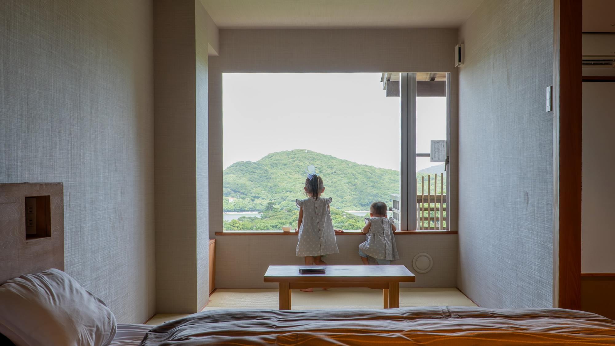 Special Japanese-Western room with open-air bath (35m²) *There are two types with different bed positions, but you cannot choose