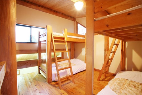 2nd floor: The bunk beds next to each other will make you chat at night.