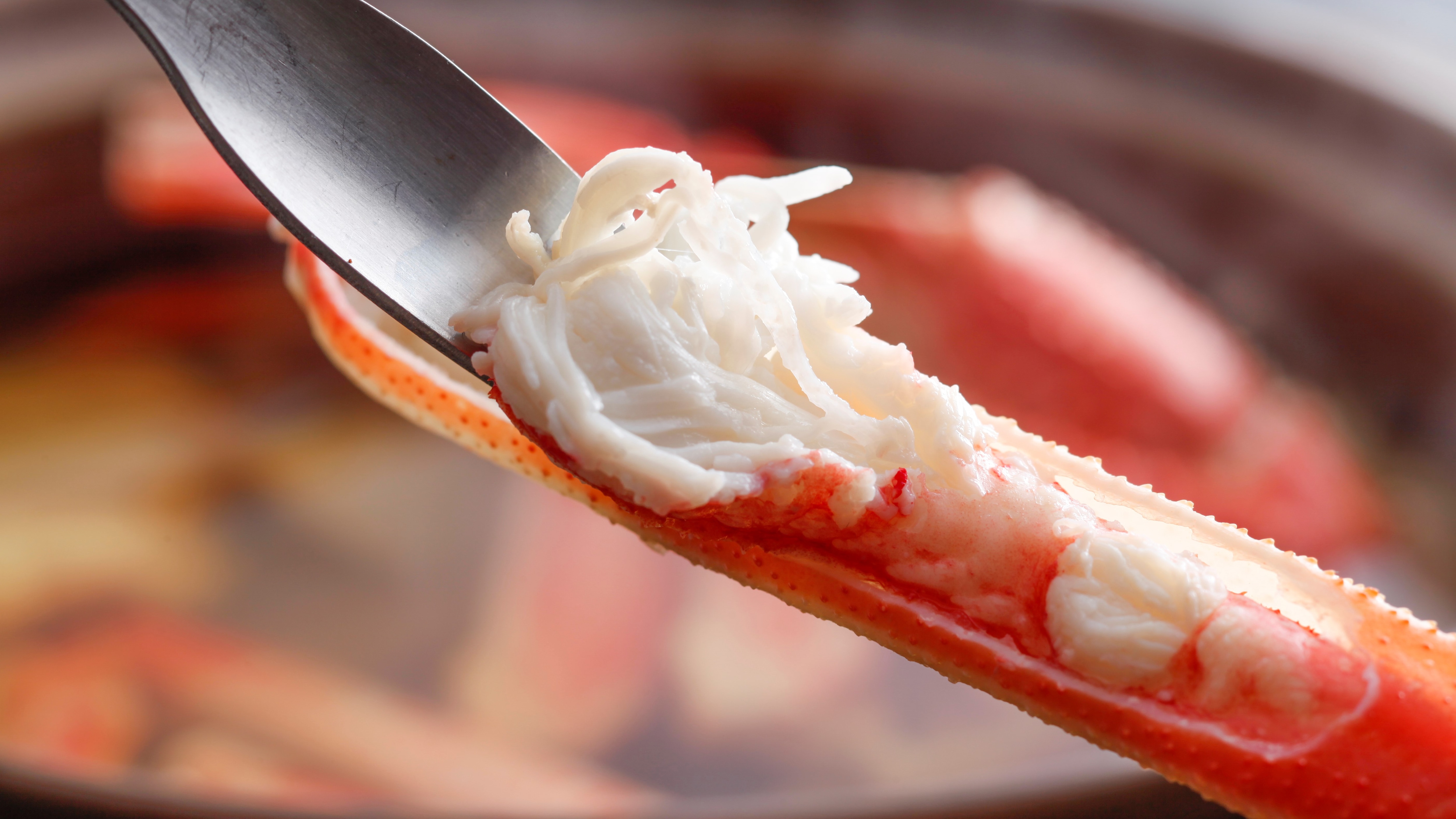 Suck, slurp, gobble... plump crab hotpot