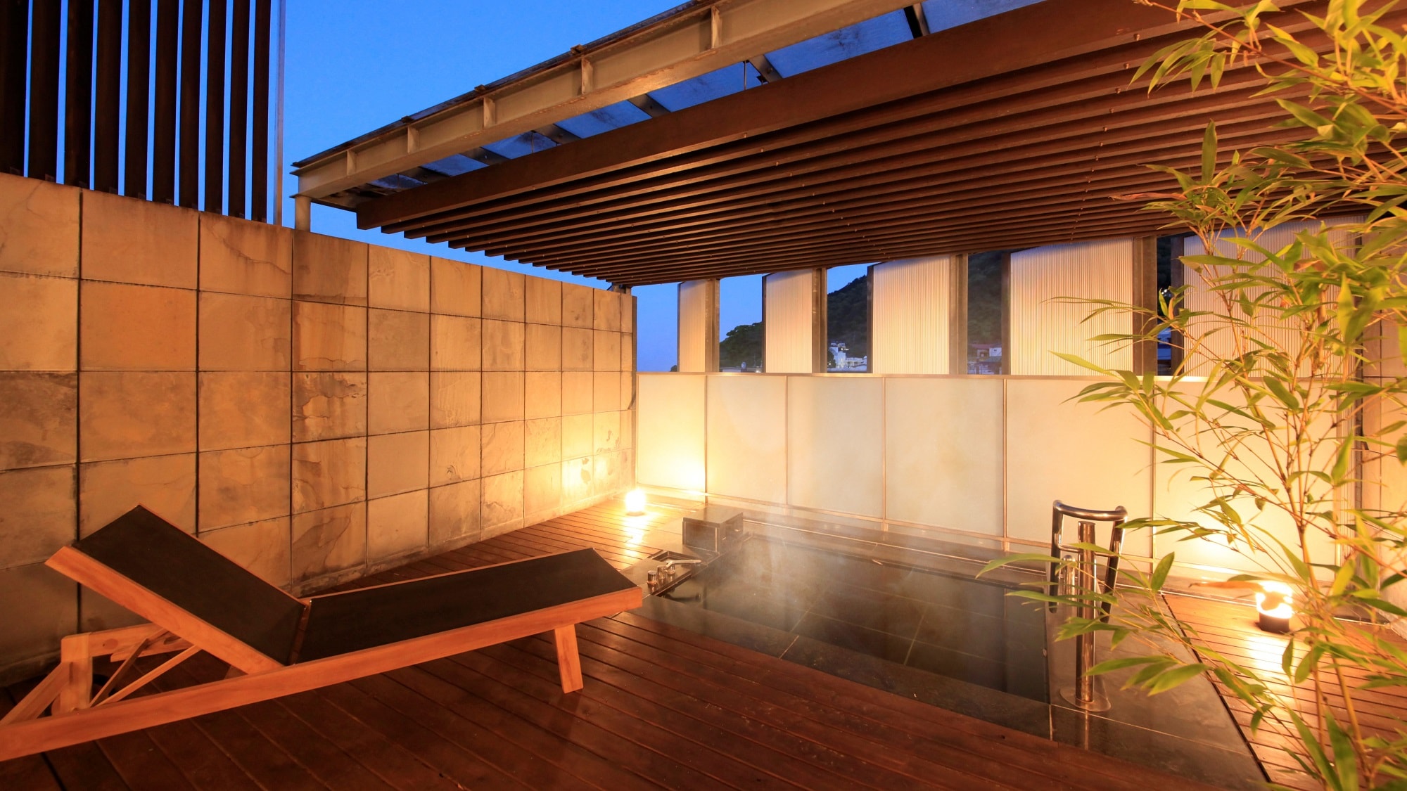 [Onsen open-air bath]