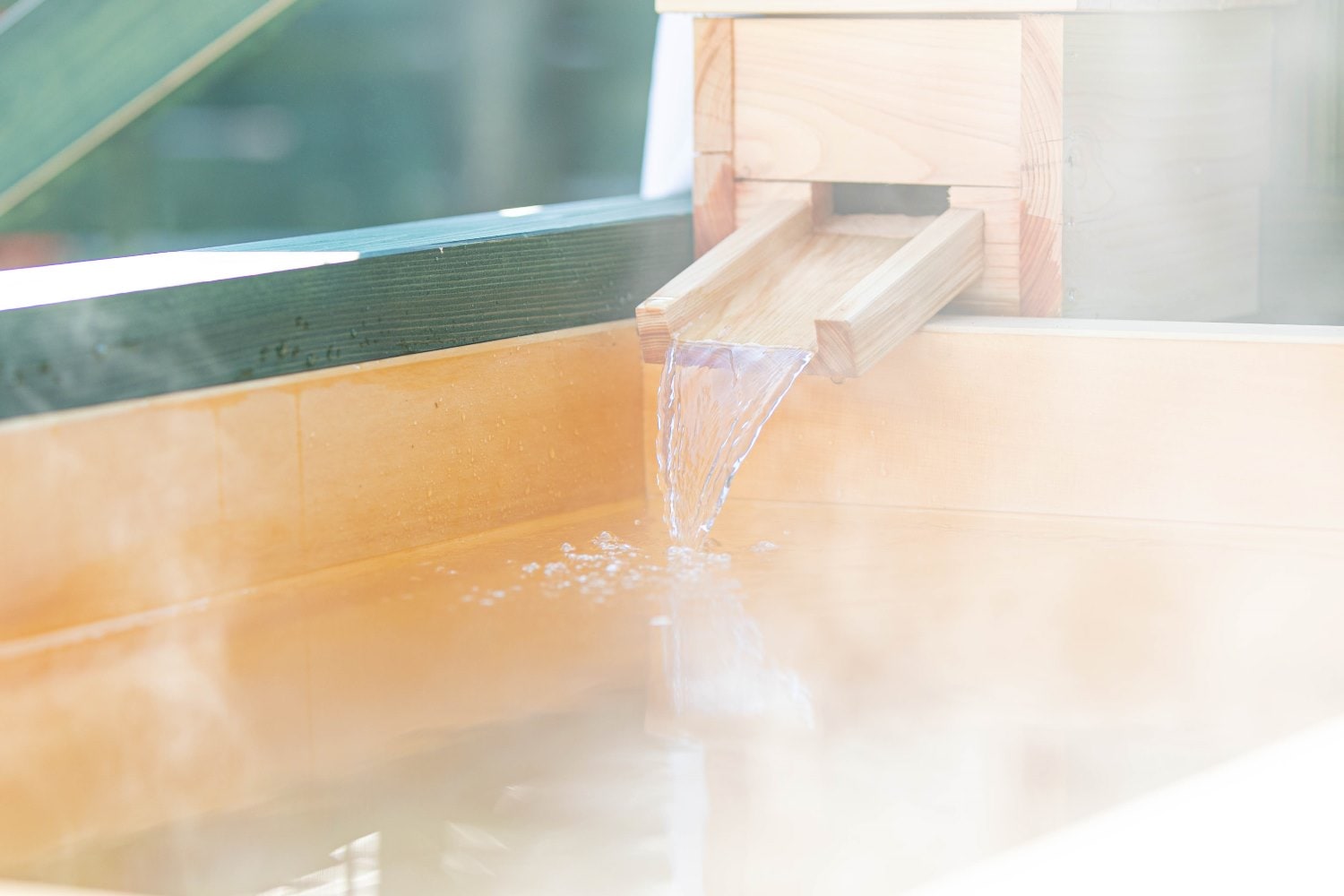 Private open-air bath