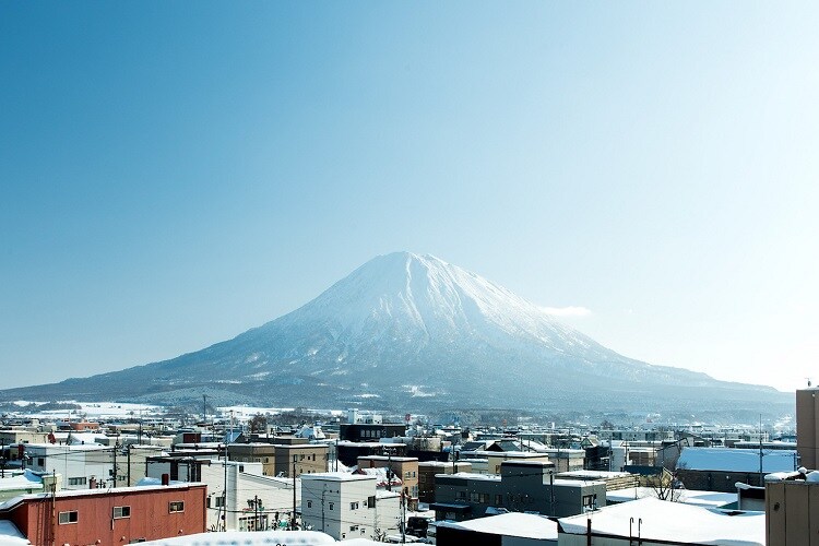 Mt. Yotei from the hotel 2