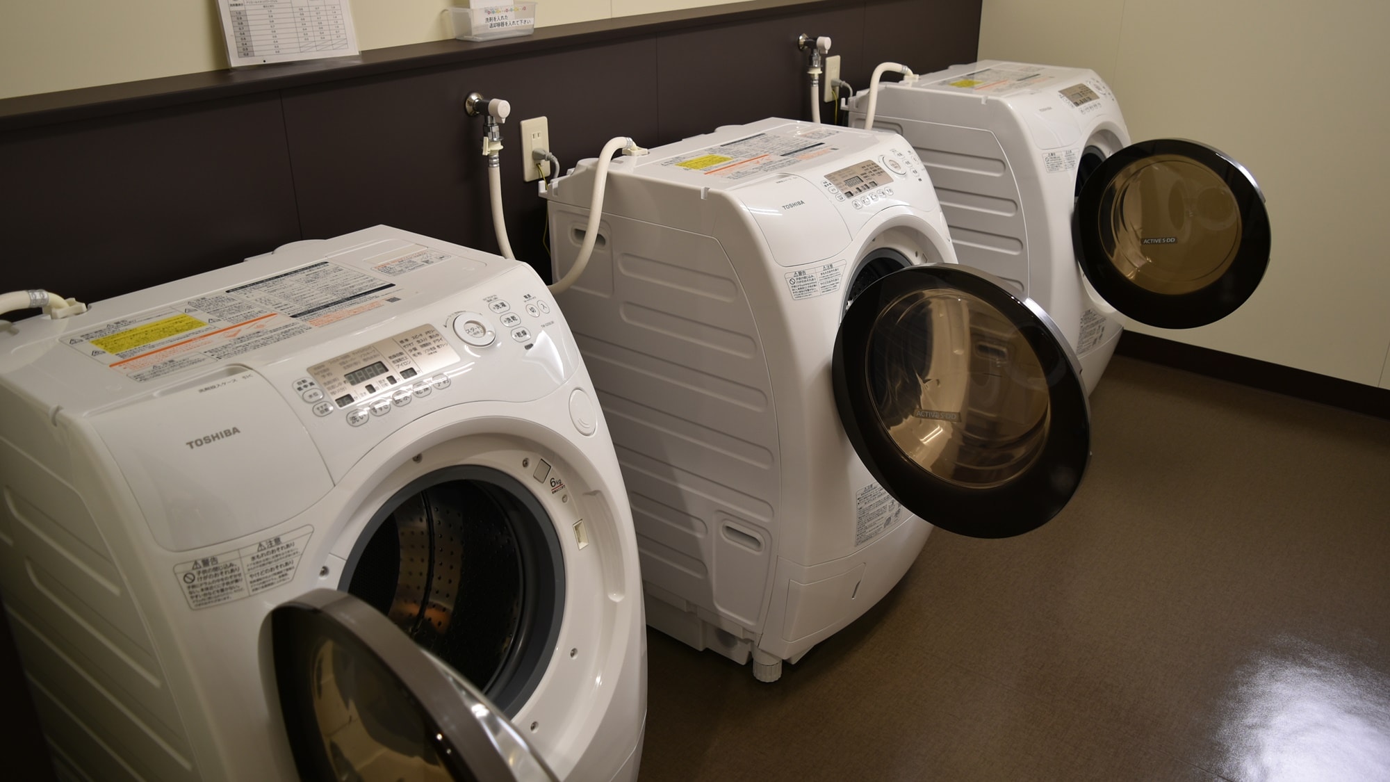 *Example of facilities: Separate laundry facilities for men and women