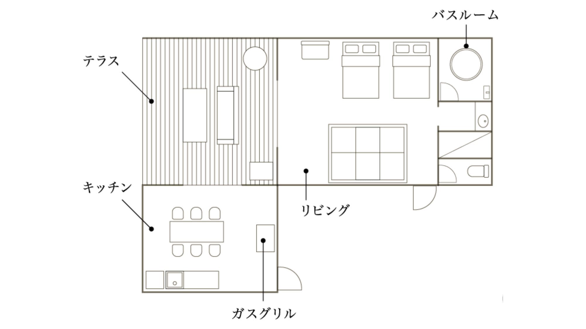 Villa type floor plan