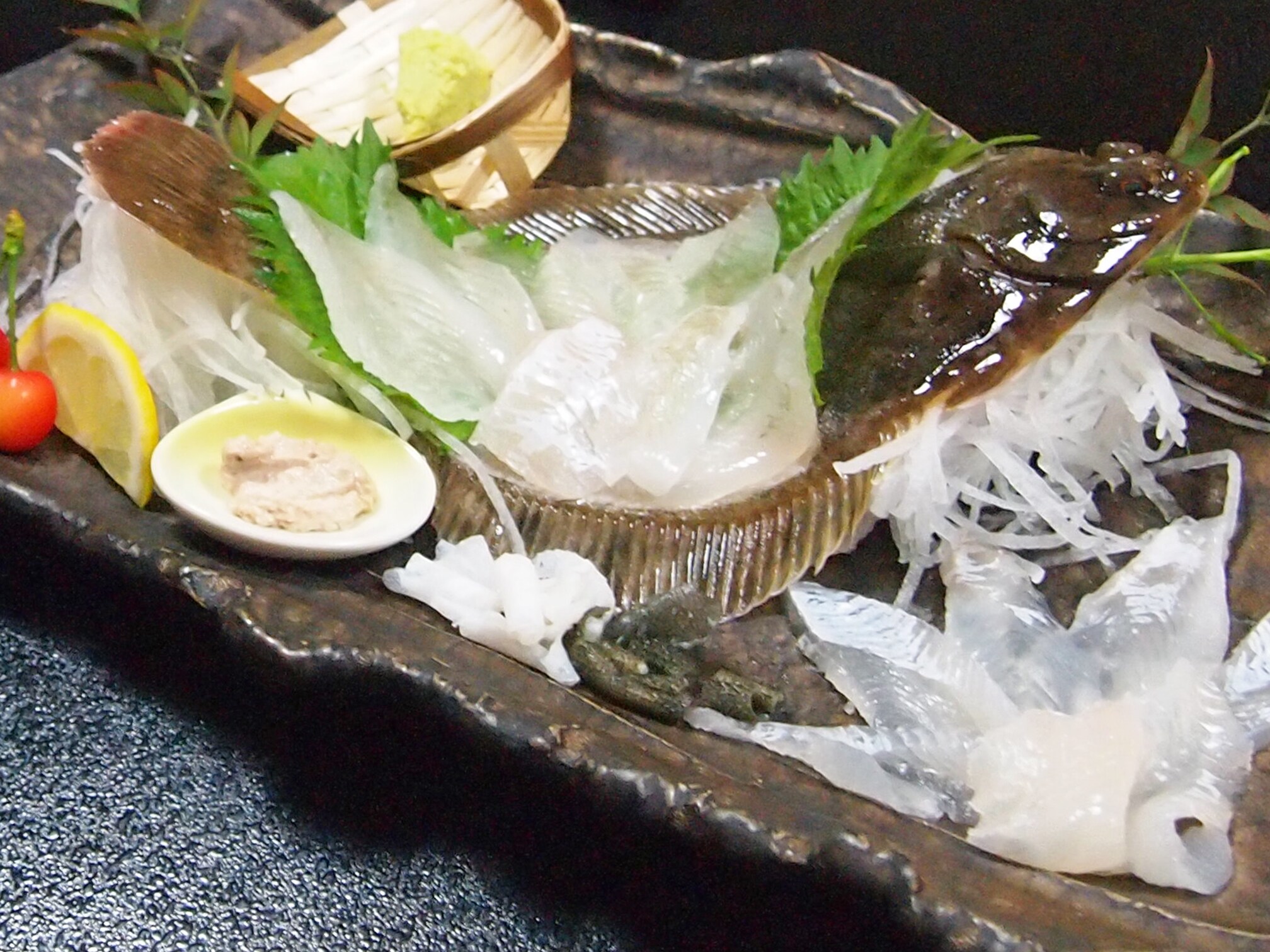 Himeshima flounder figure building