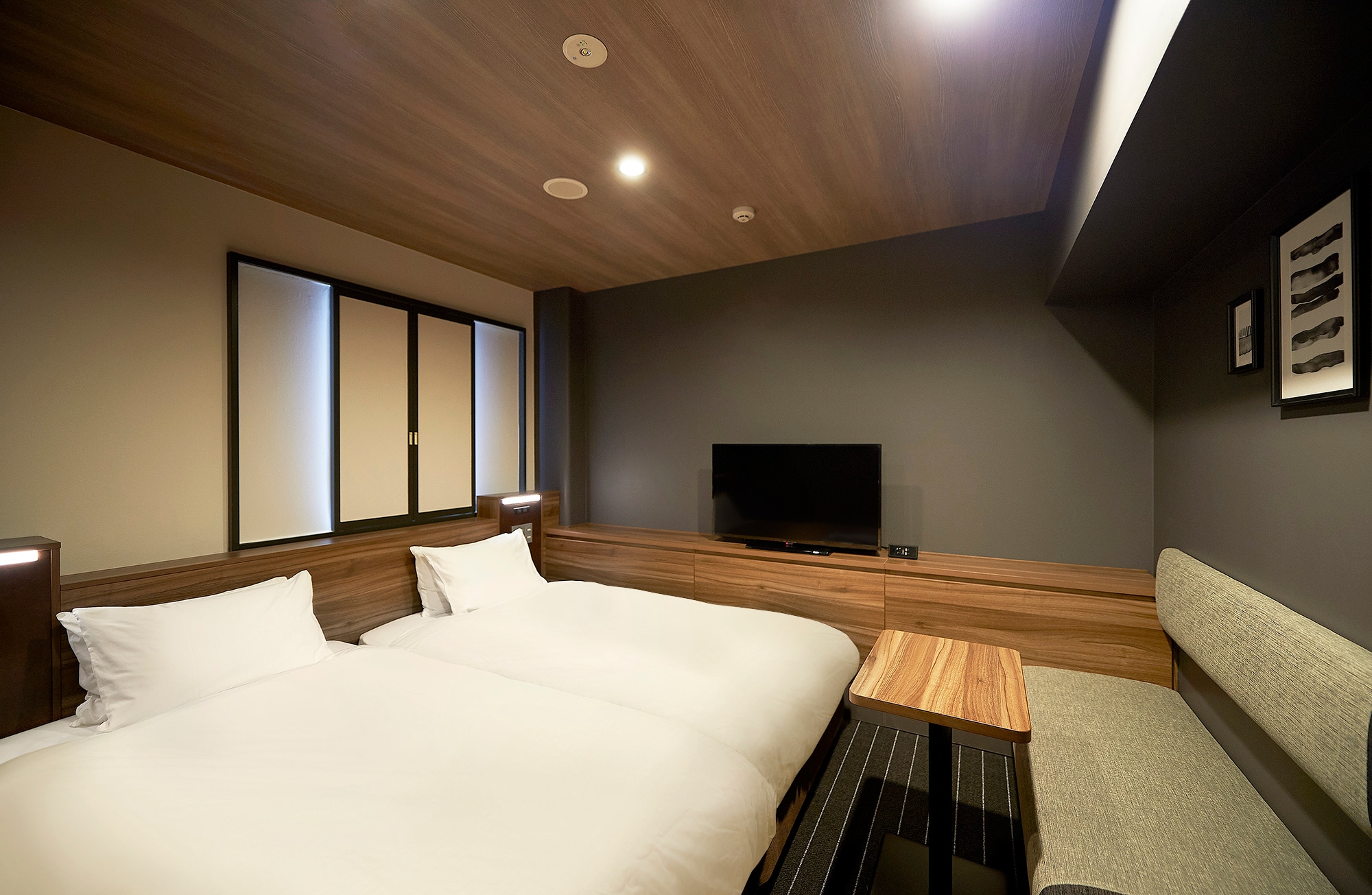 [Guest room] Twin room, 17.4㎡, bed width 100cm x 2