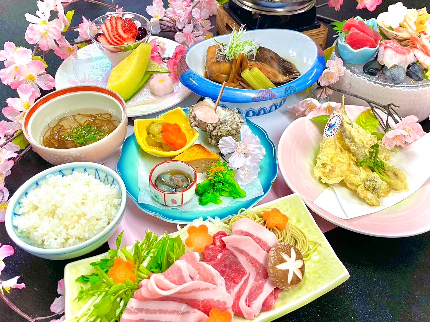 [Hana no Zen] Thực đơn mùa xuân (ảnh là ví dụ)