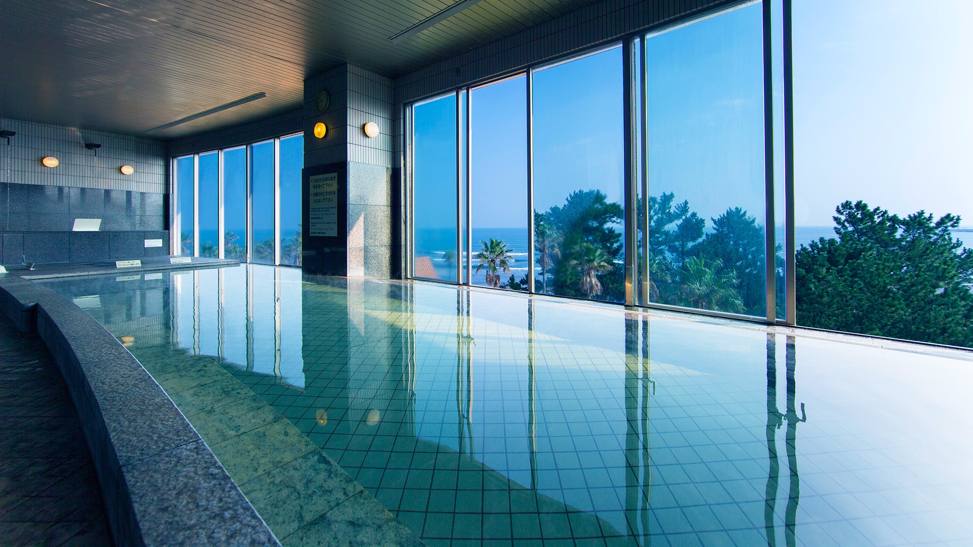Beautiful skin bath♪ Panoramic hot spring bath