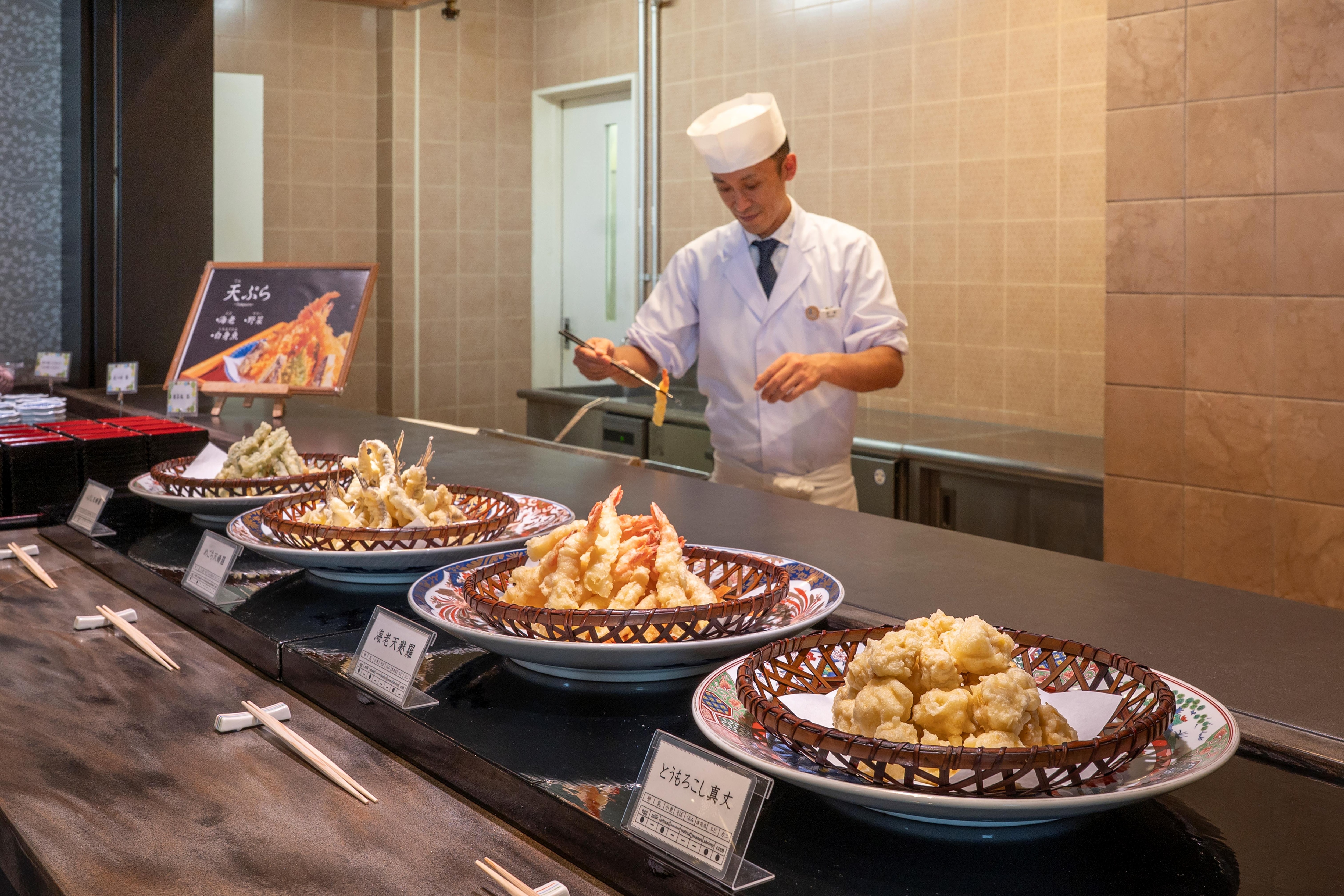 Hình ảnh món "Tempura" phục vụ khách (chỉ dành cho gói ăn tại địa điểm)