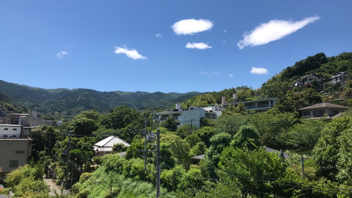 [View from the 15 tatami Japanese-style room]