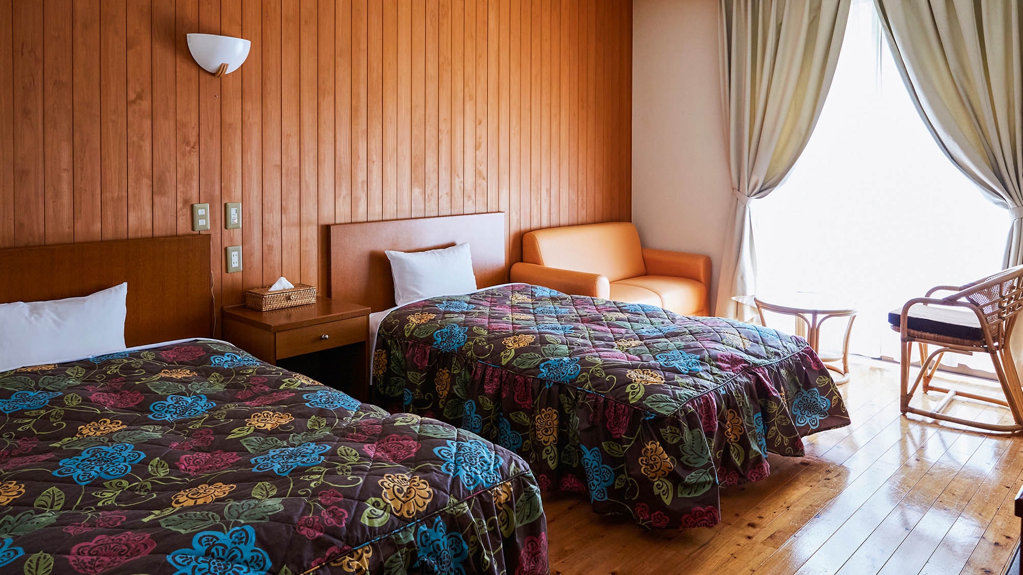 ・ [New building Western-style room] 20.7 square meters. Western-style room with 2 single beds