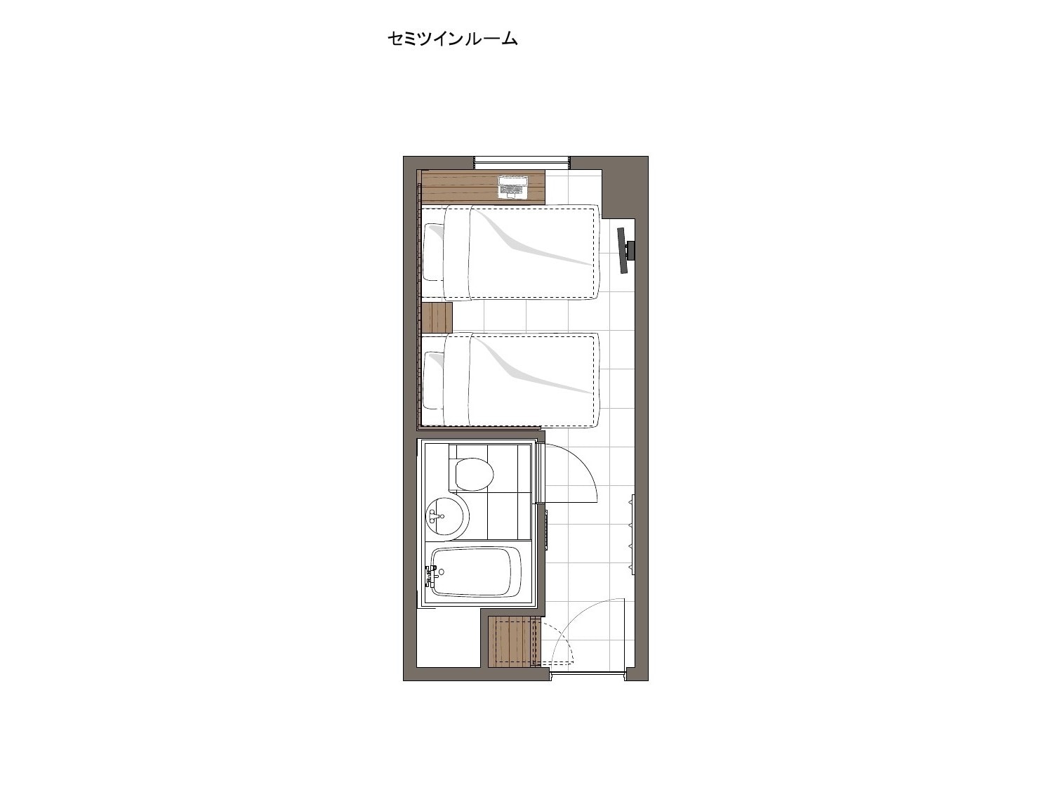 ◆ Superior Economy Twin (plan)