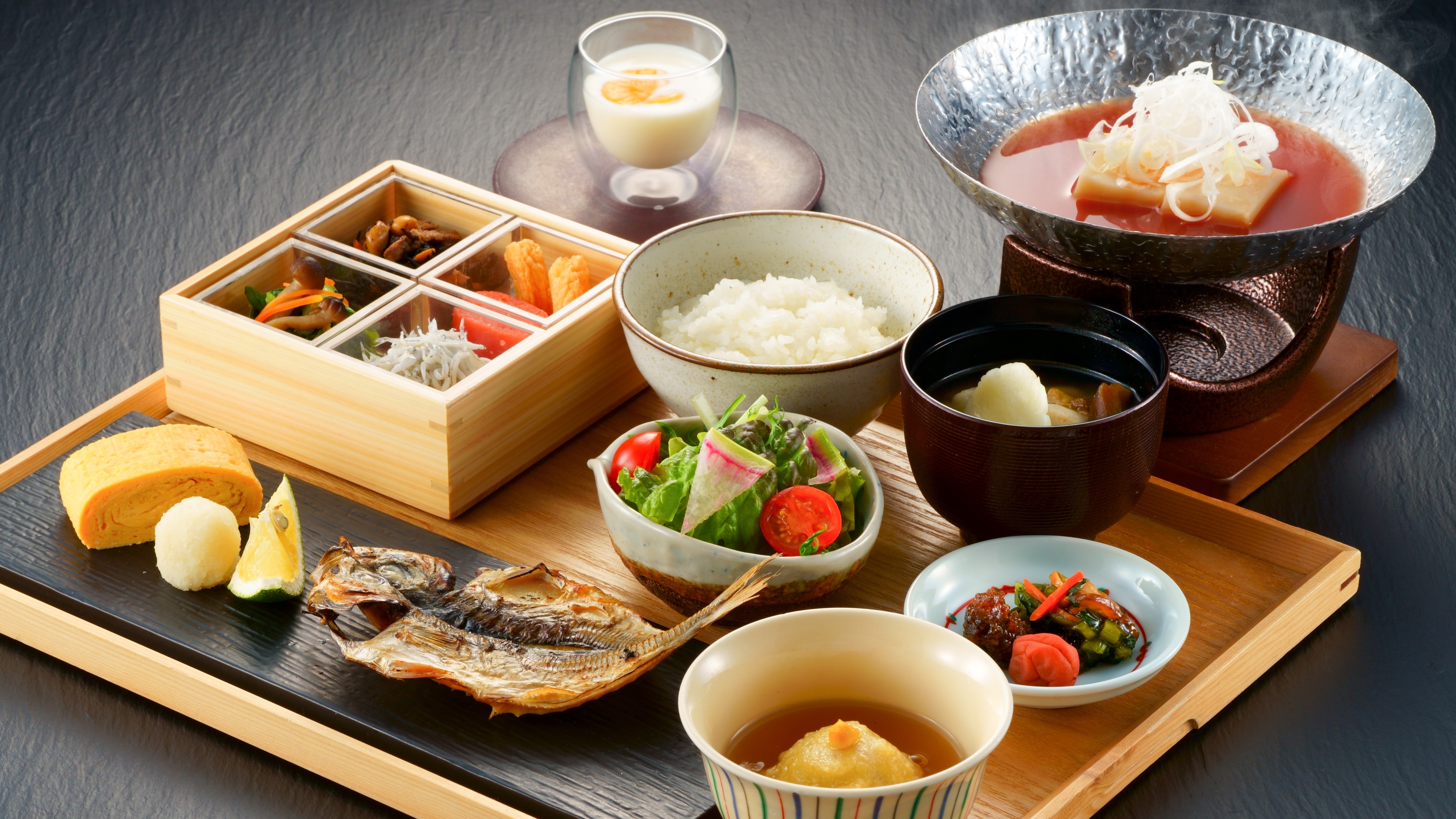 Japanese breakfast set