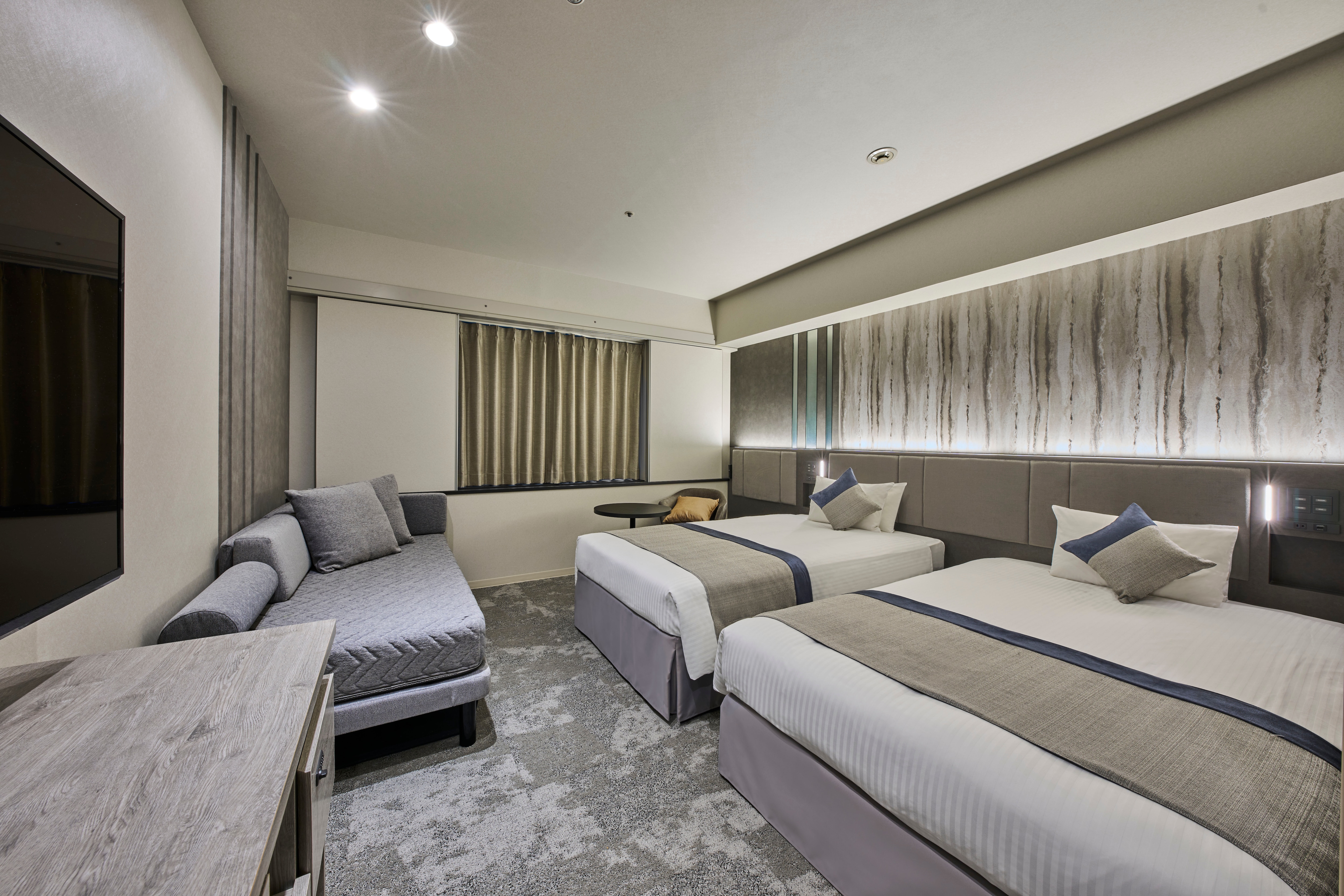 =NEW=豪华双床房<带沙发>可容纳4人