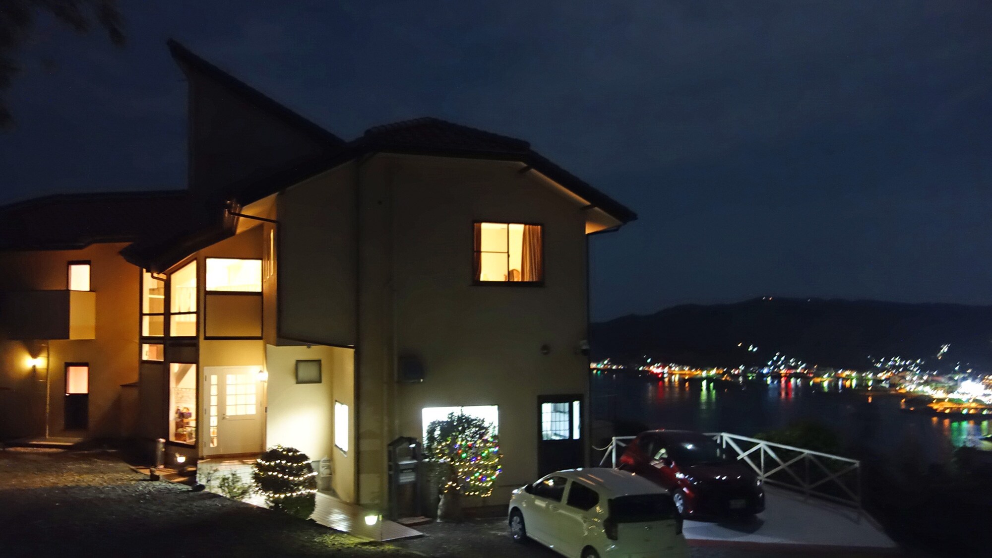 The night view is also beautiful
