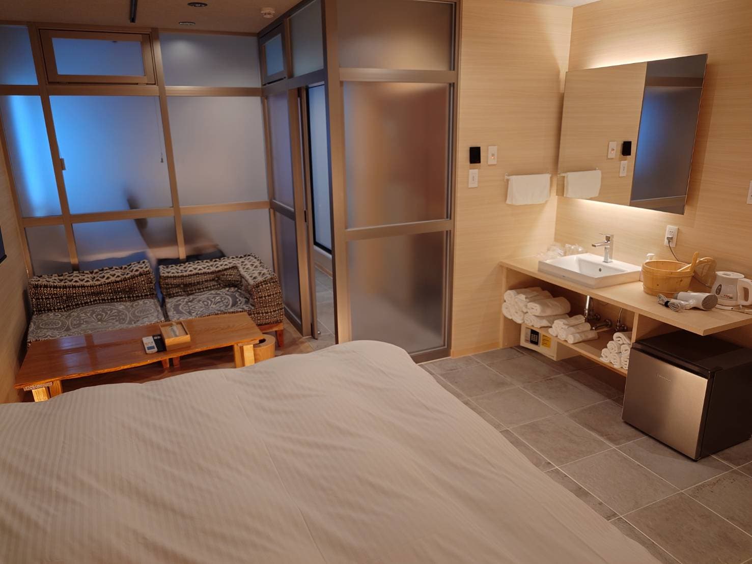 Room with sauna (medium) (Ezoris) (1 king-size bed)