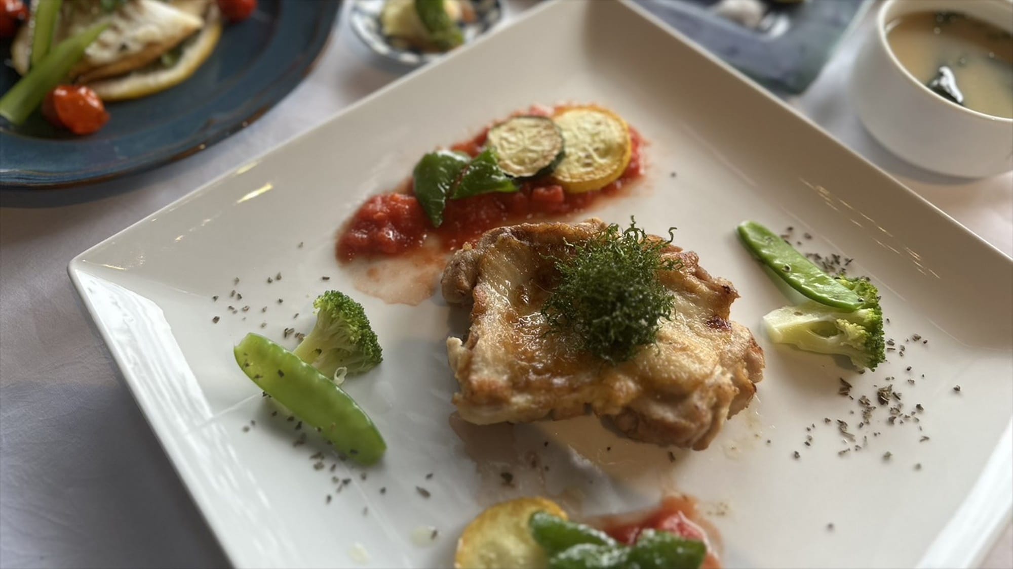 Chef's choice dinner menu