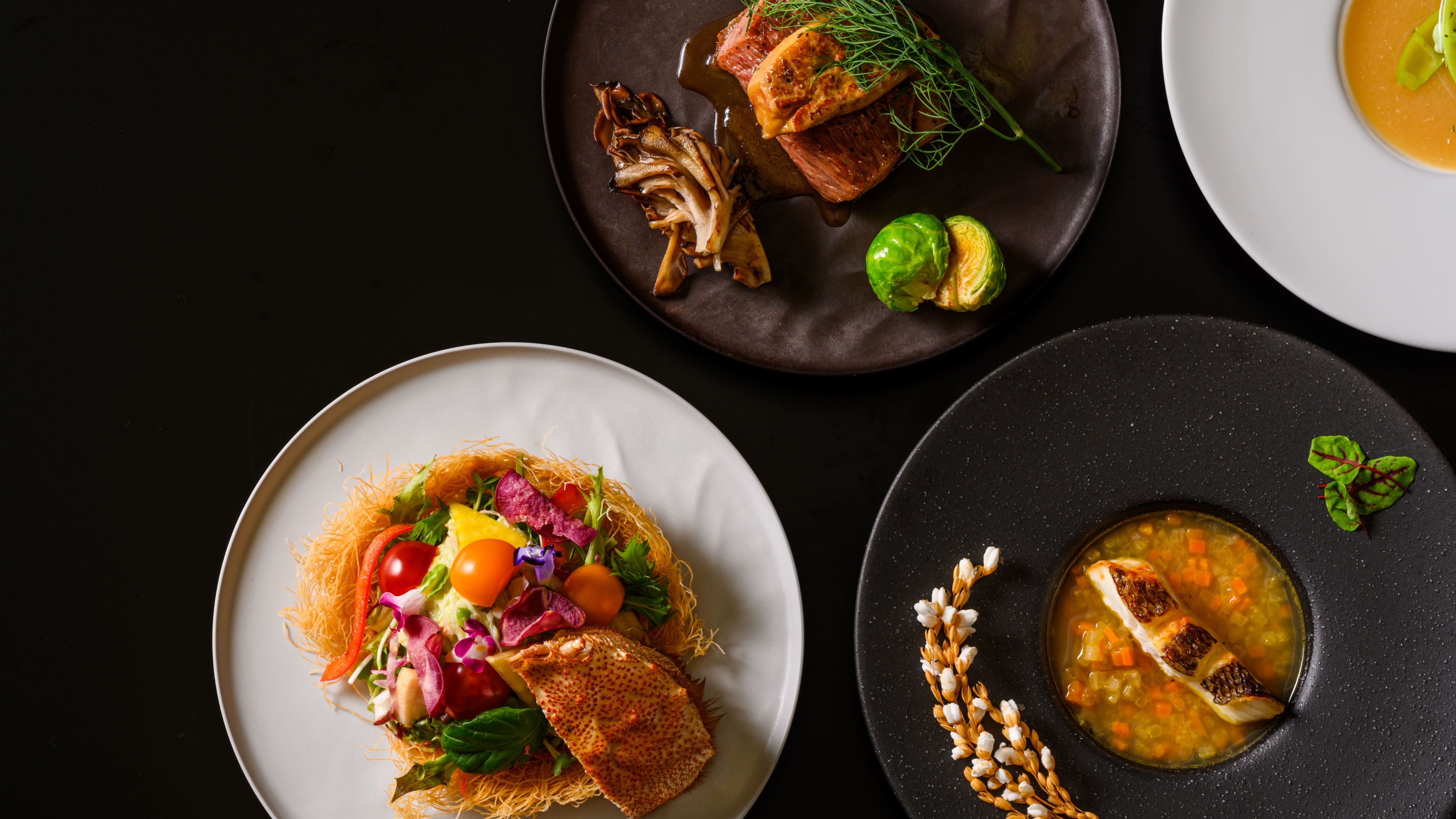 [Western Cuisine Course - Autumn -] French x Kaga traditional ingredients, a dining experience that satisfies all five senses