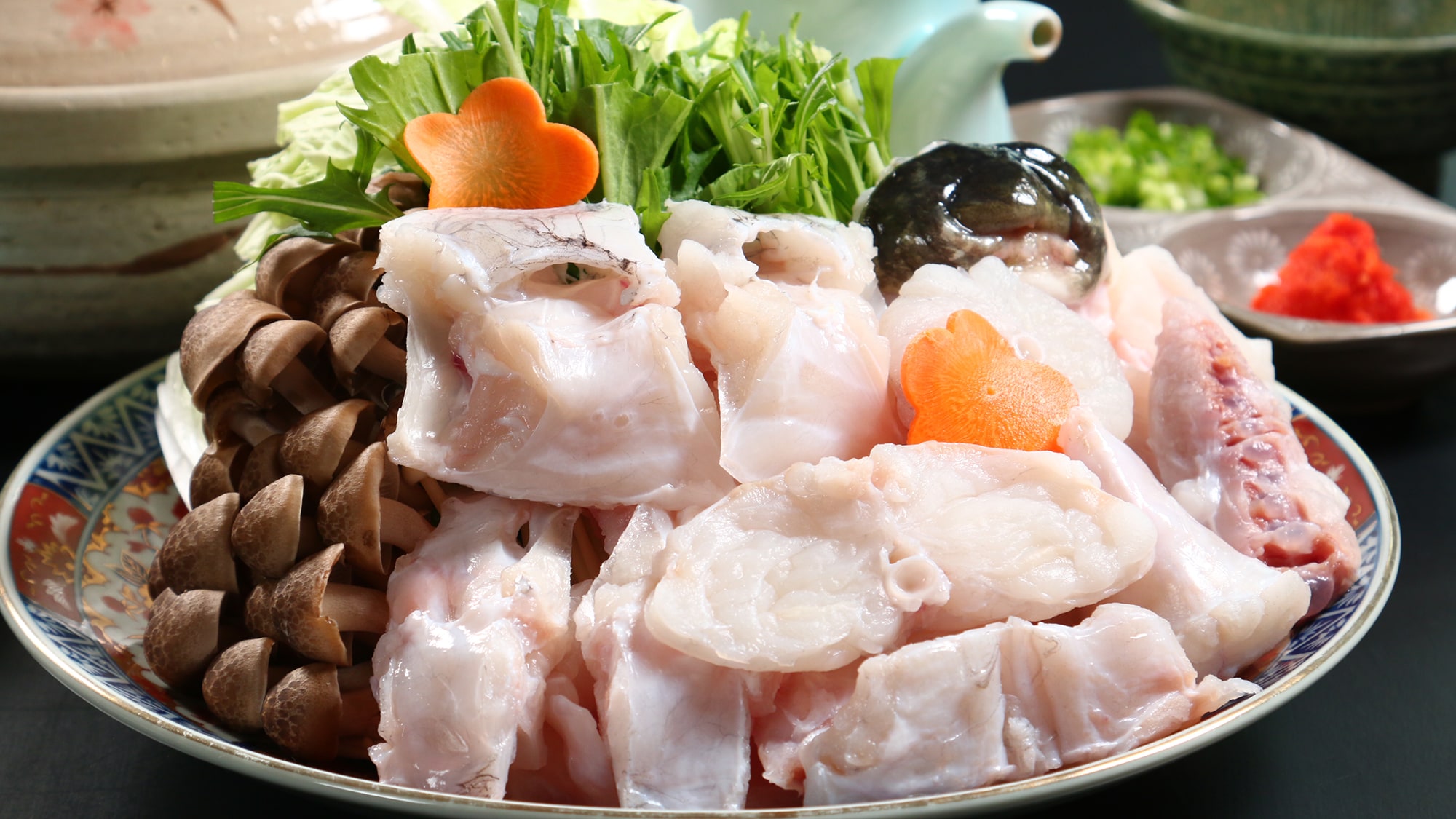 【餐食】寒冷冬季的河豚套餐和铁板烧