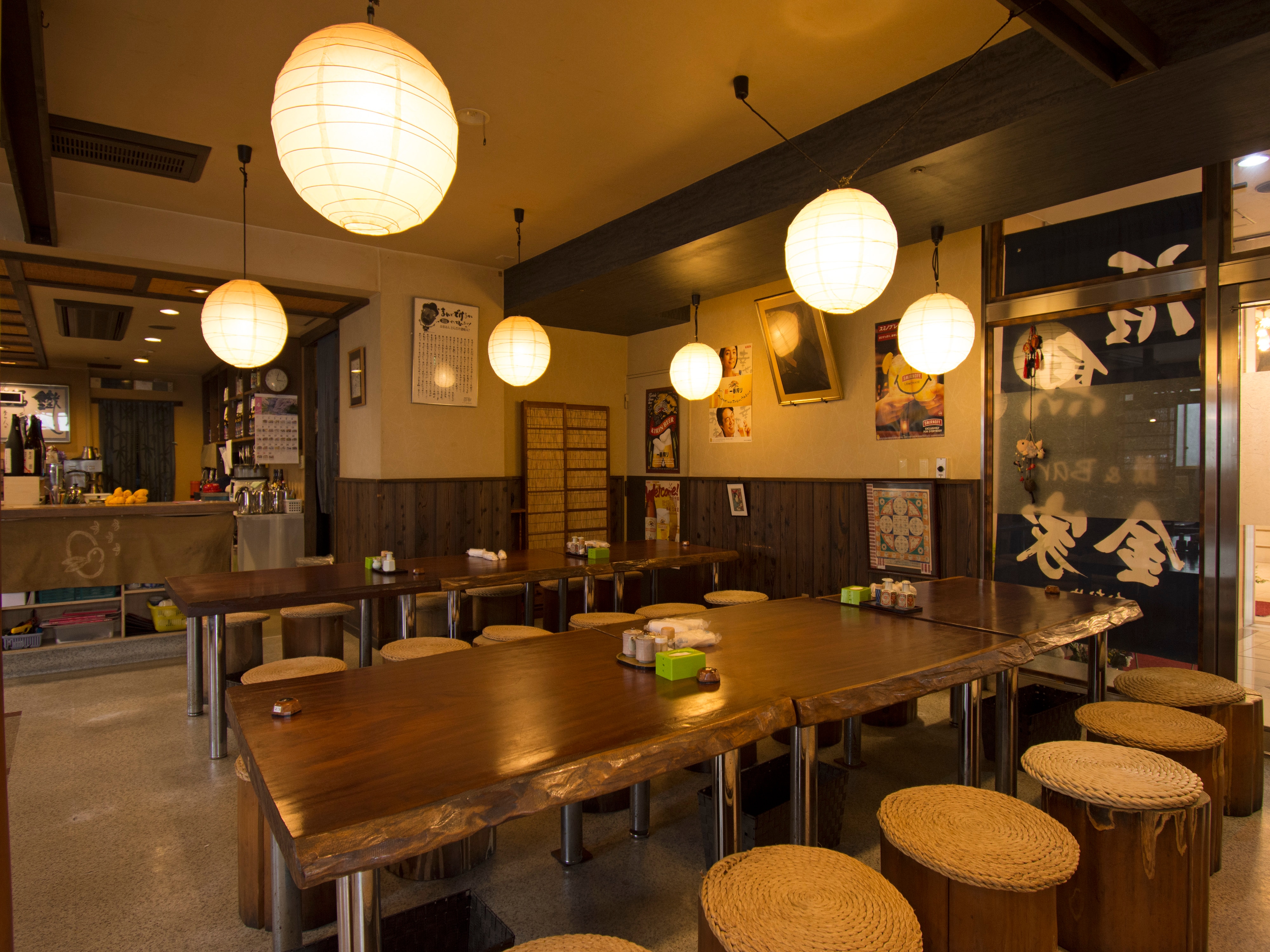 Dinner will be served at the directly managed izakaya "Kaneya" on the 1st floor!