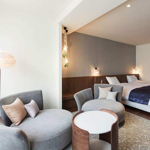 [Women's Twin Room] Western-style twin room for women who feel bright and clean.