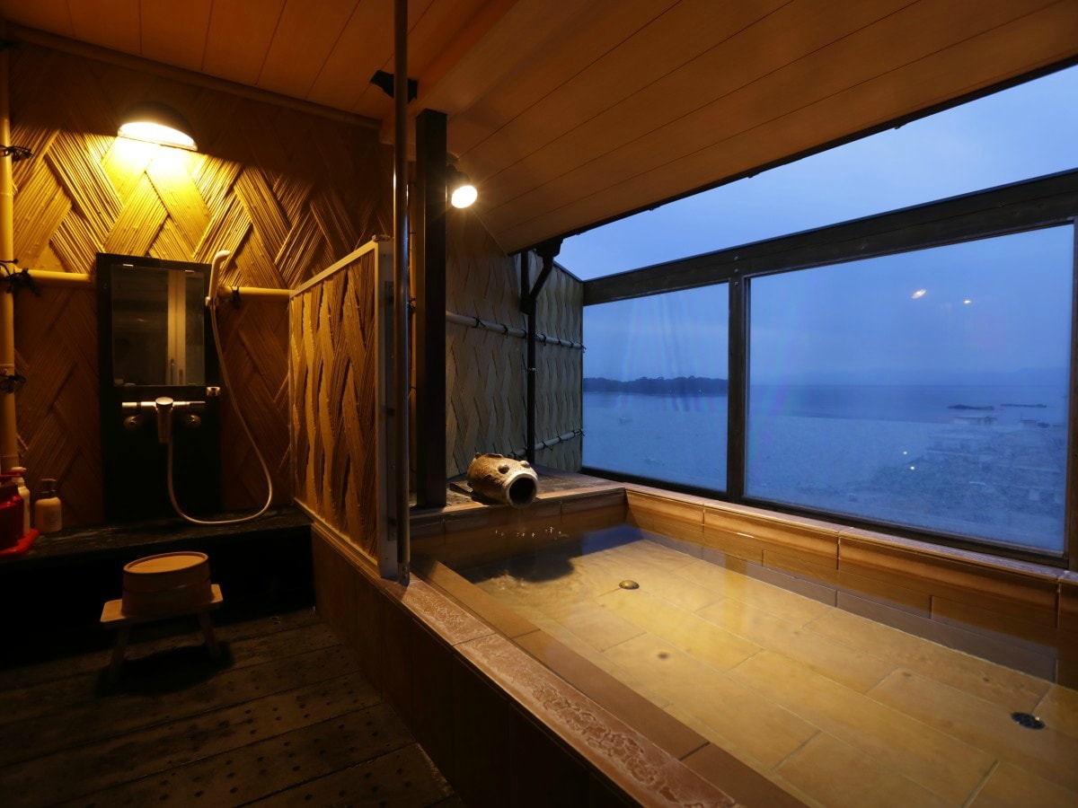 【温泉】貸切露天風呂「橘の湯」　※無料でご利用できます