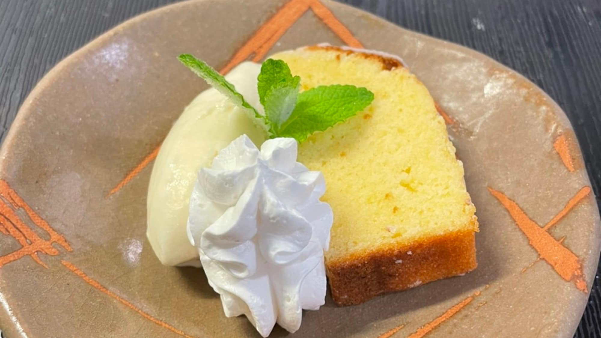 [One plate dessert example] Weekend Citron