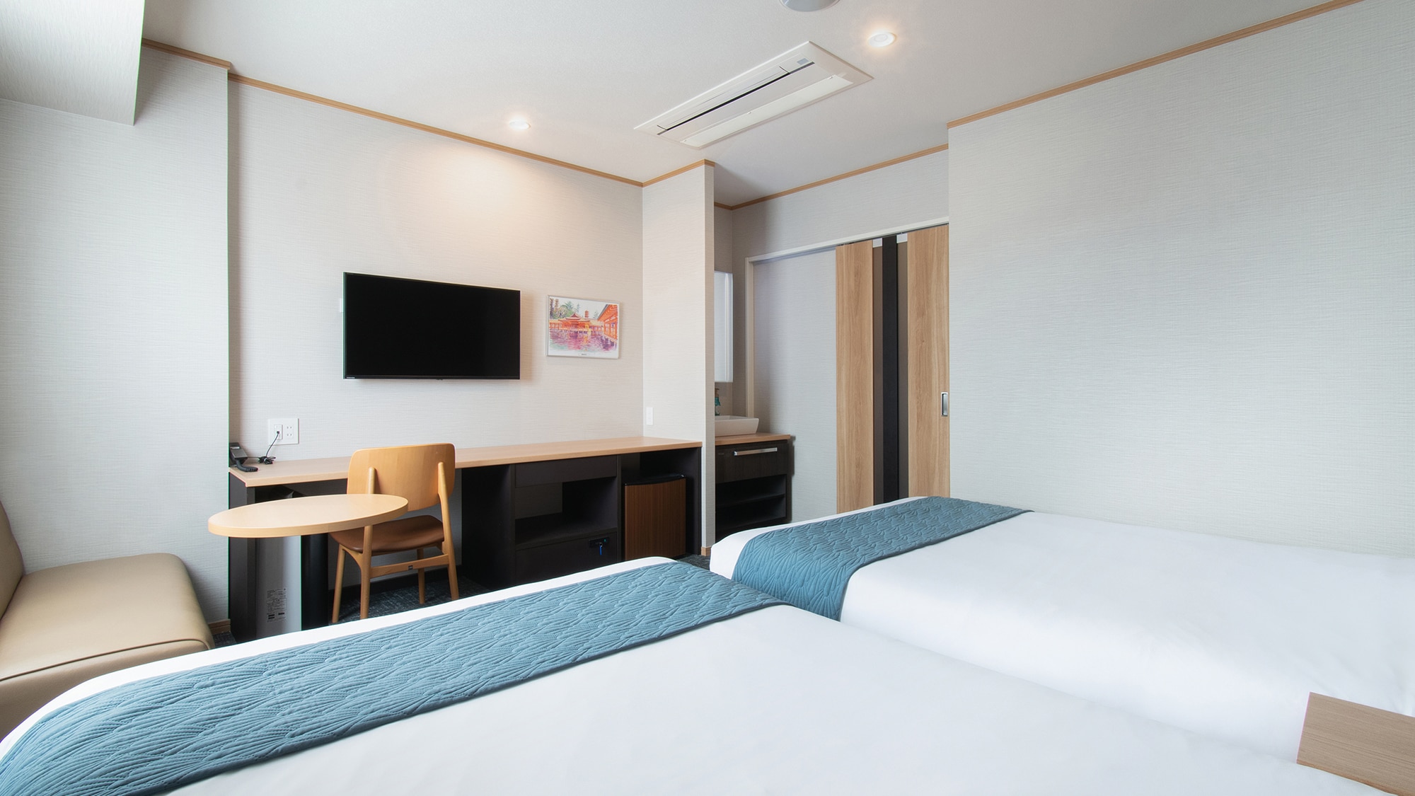 ⑦ห้องเตียงคู่: ความกว้างเตียง 140ซม. x 2