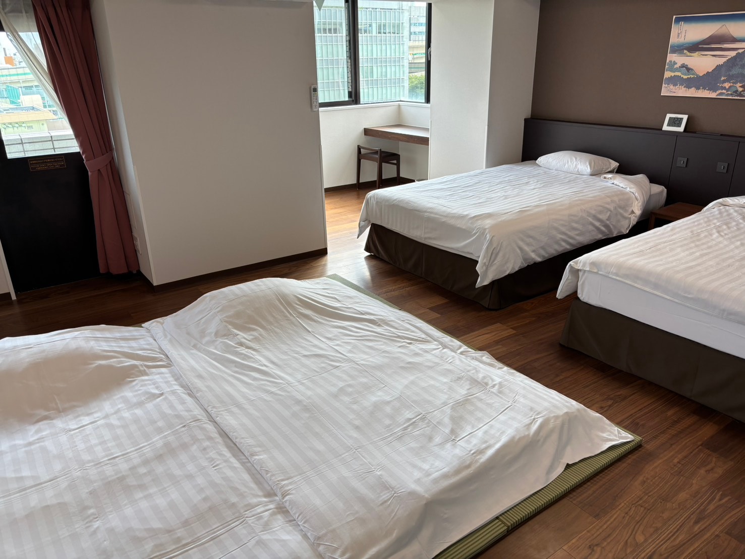[客房] B型/2张双人床和2张日式床垫