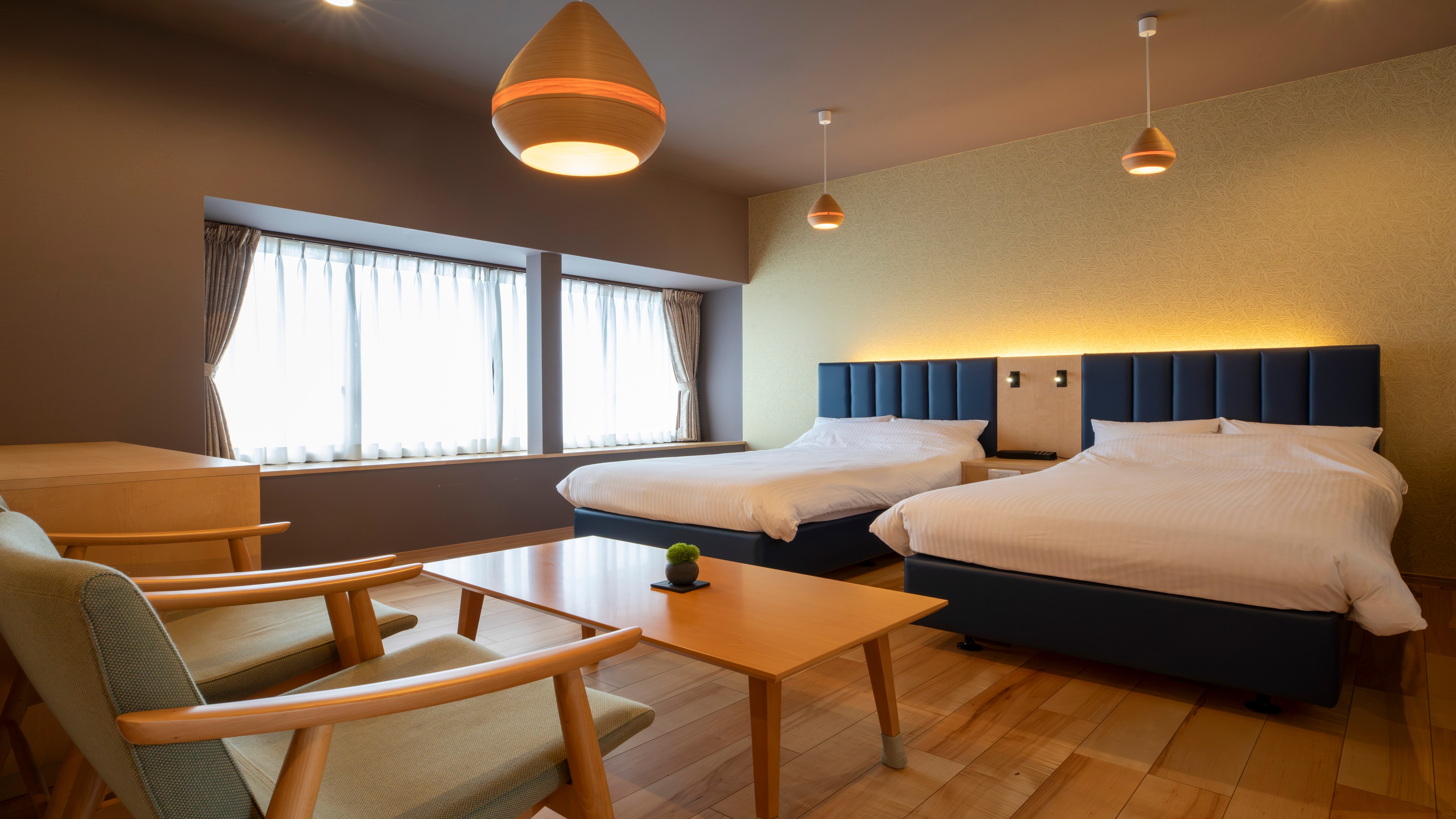 [Suite Room 2nd Floor - L] Japanese/Western Style Twin Bedroom - 32㎡