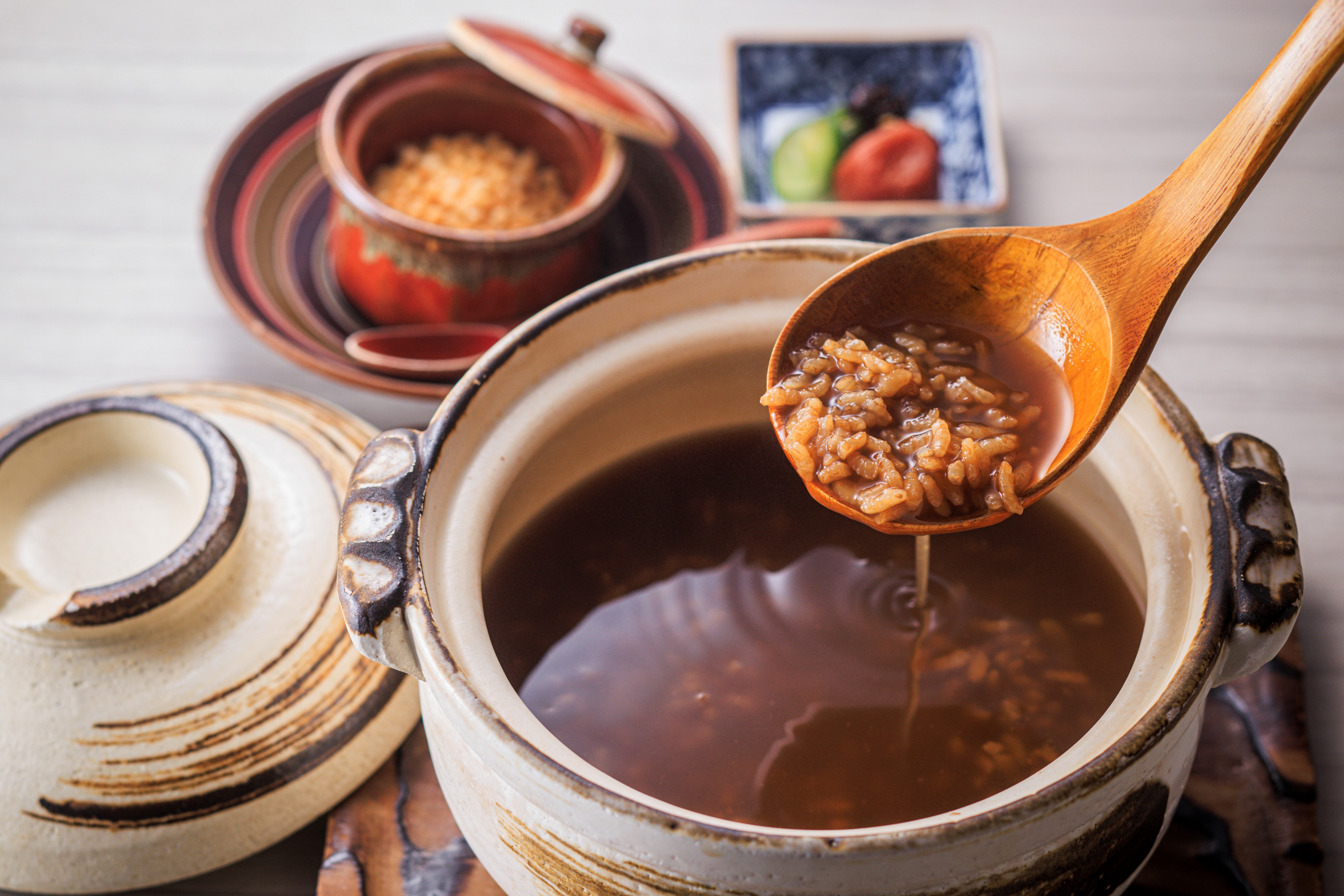 Bubur teh sarapan