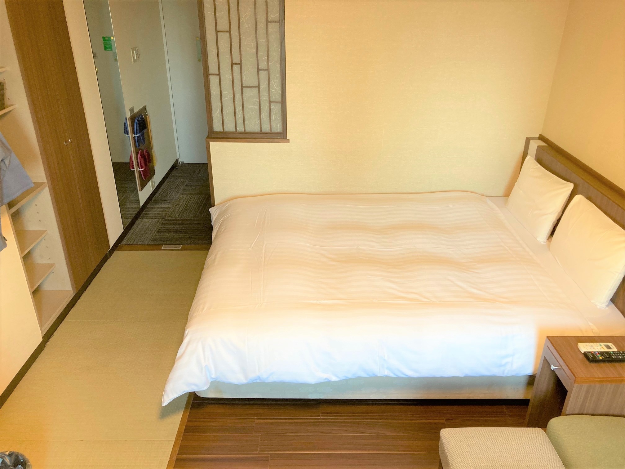 [ห้องพัก] ริเวอร์ไซด์ ห้องปลอดบุหรี่ เตียงควีนไซส์