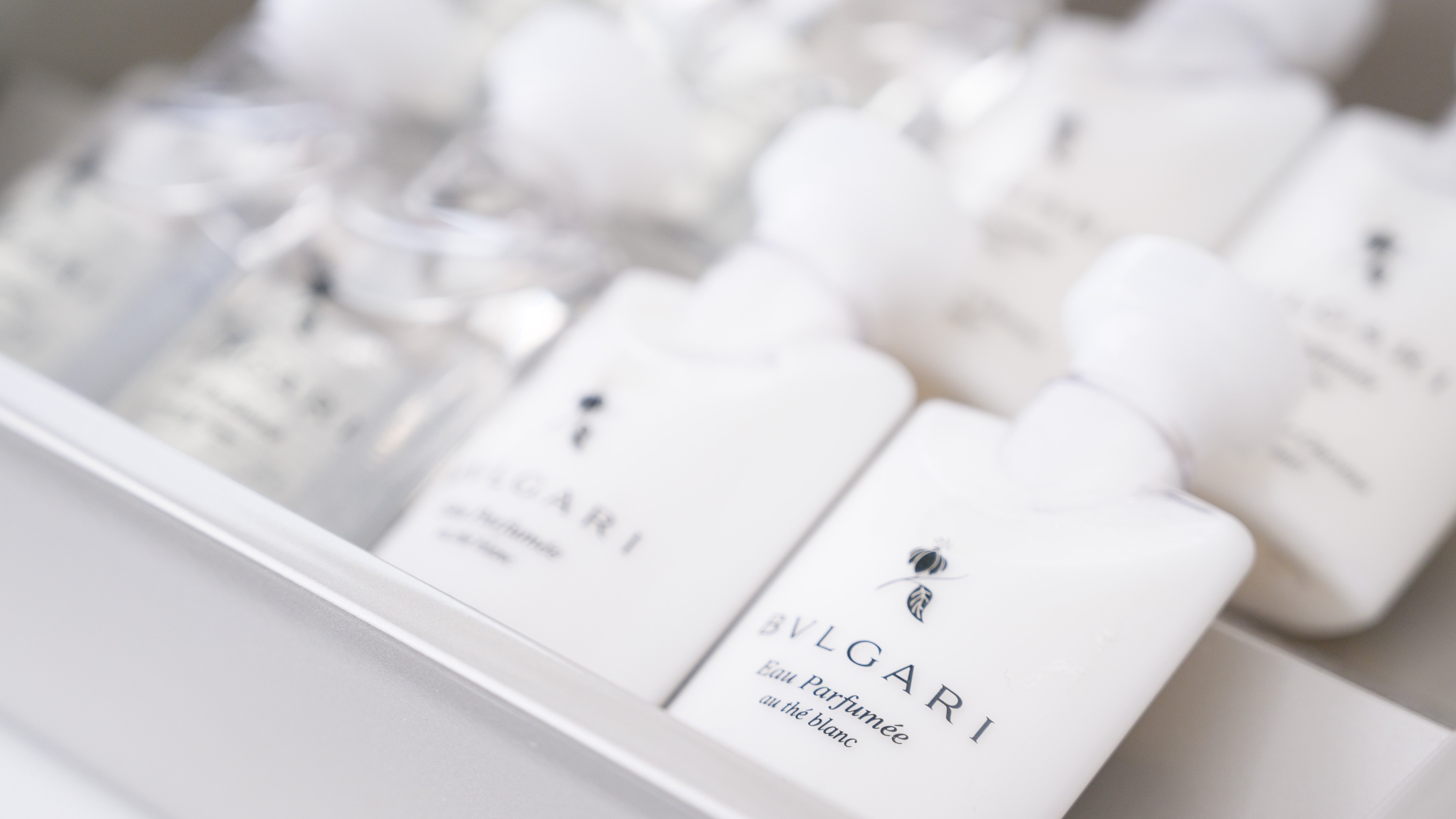 Bvlgari amenities (suite rooms)