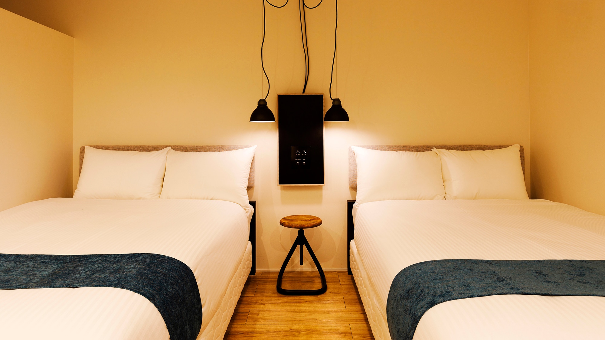 [9F-6F] Ocean view designer twin room. Relax in our carefully selected furniture.