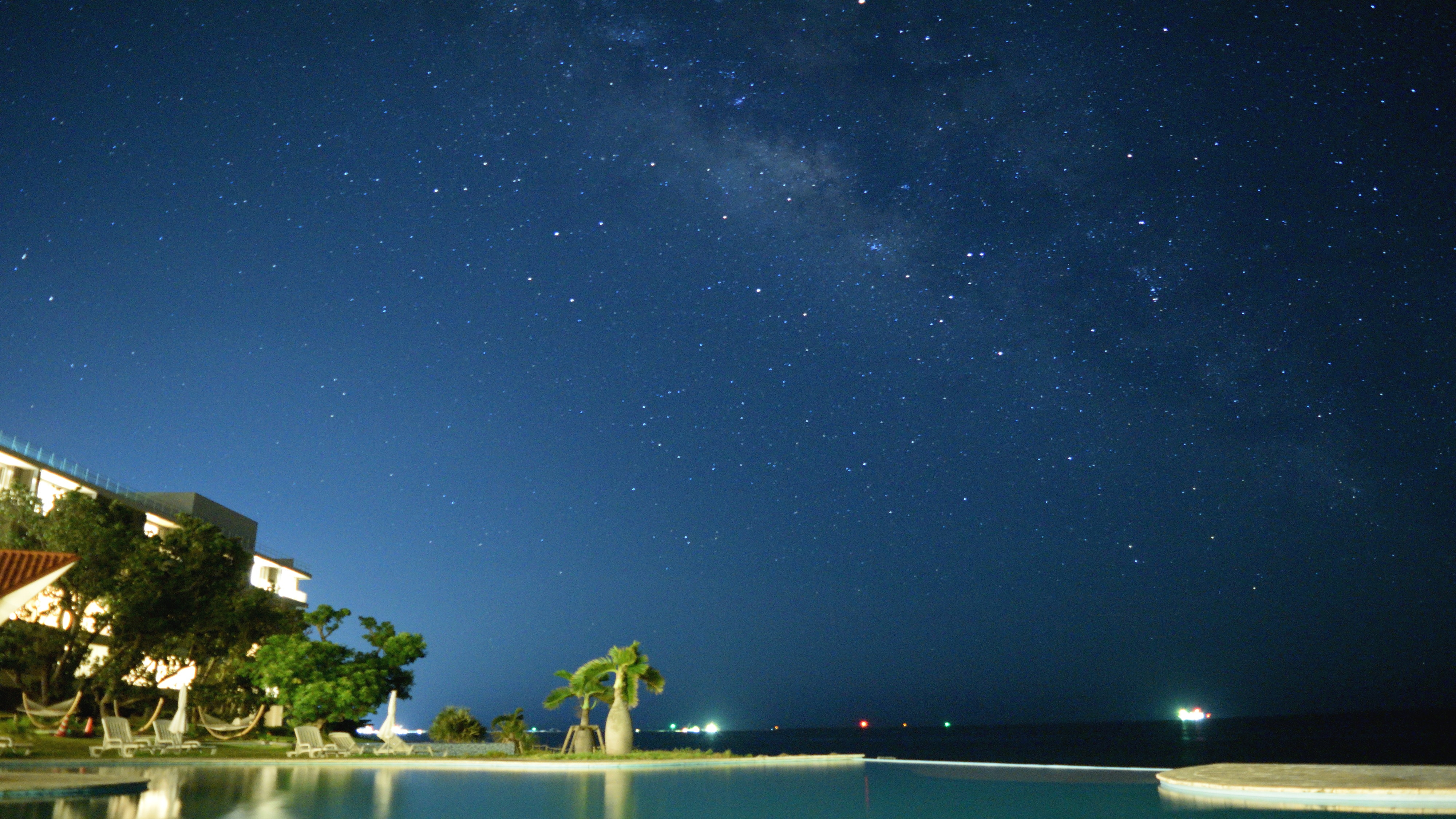 從設施看到的星空