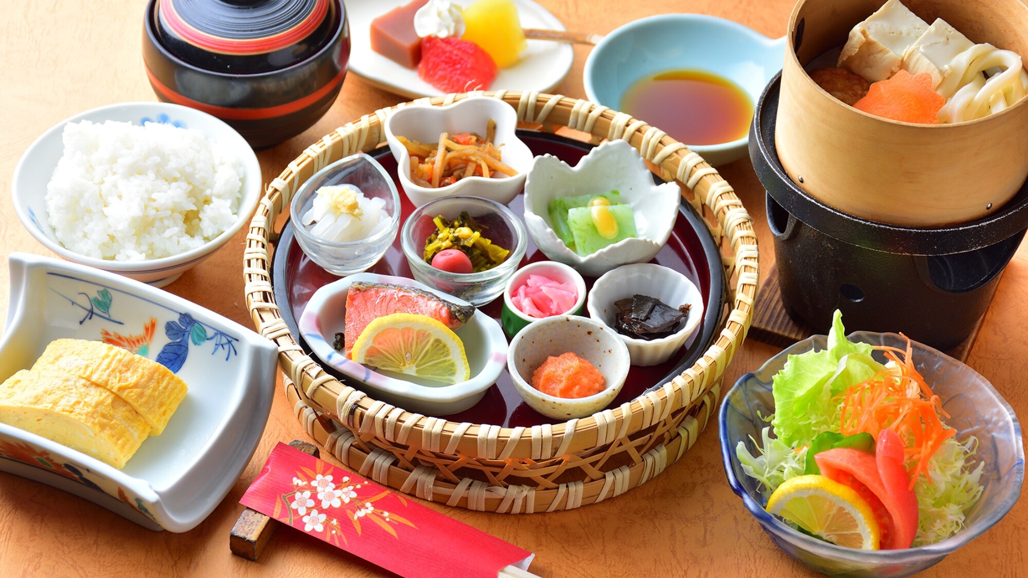 [Breakfast example] A healthy Japanese breakfast will be provided