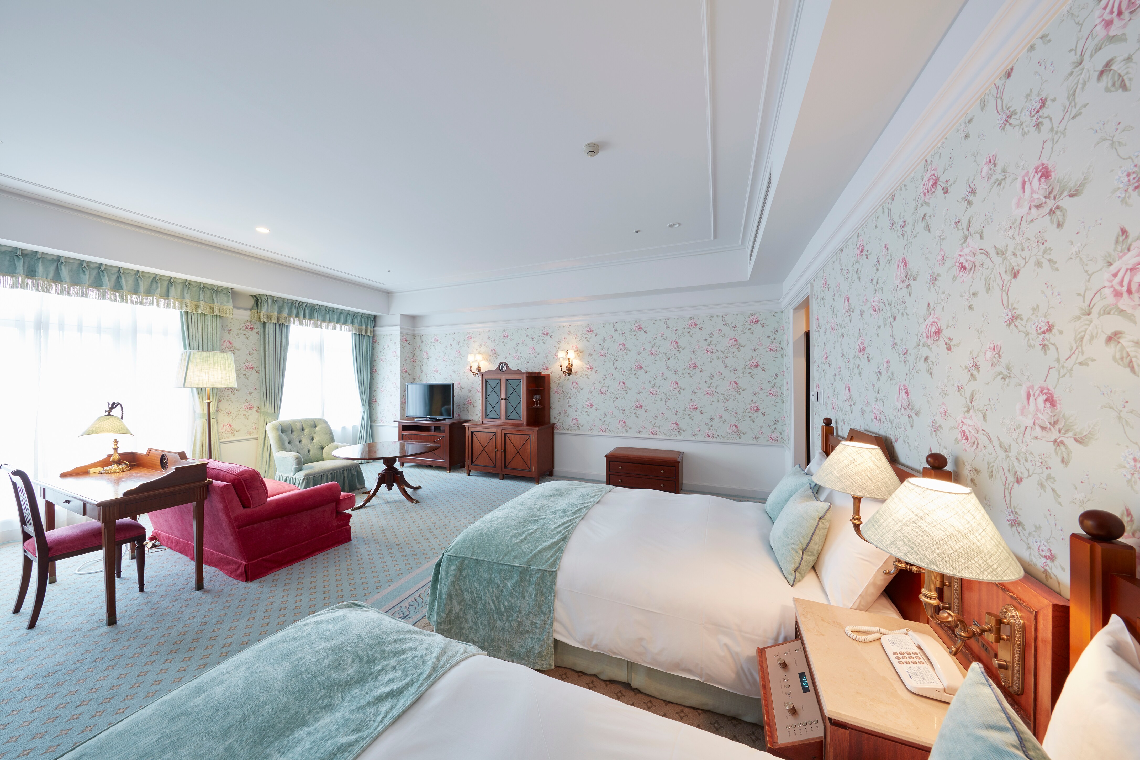 [ตัวอย่างห้องพัก] ห้อง European Designer Room Executive Twin