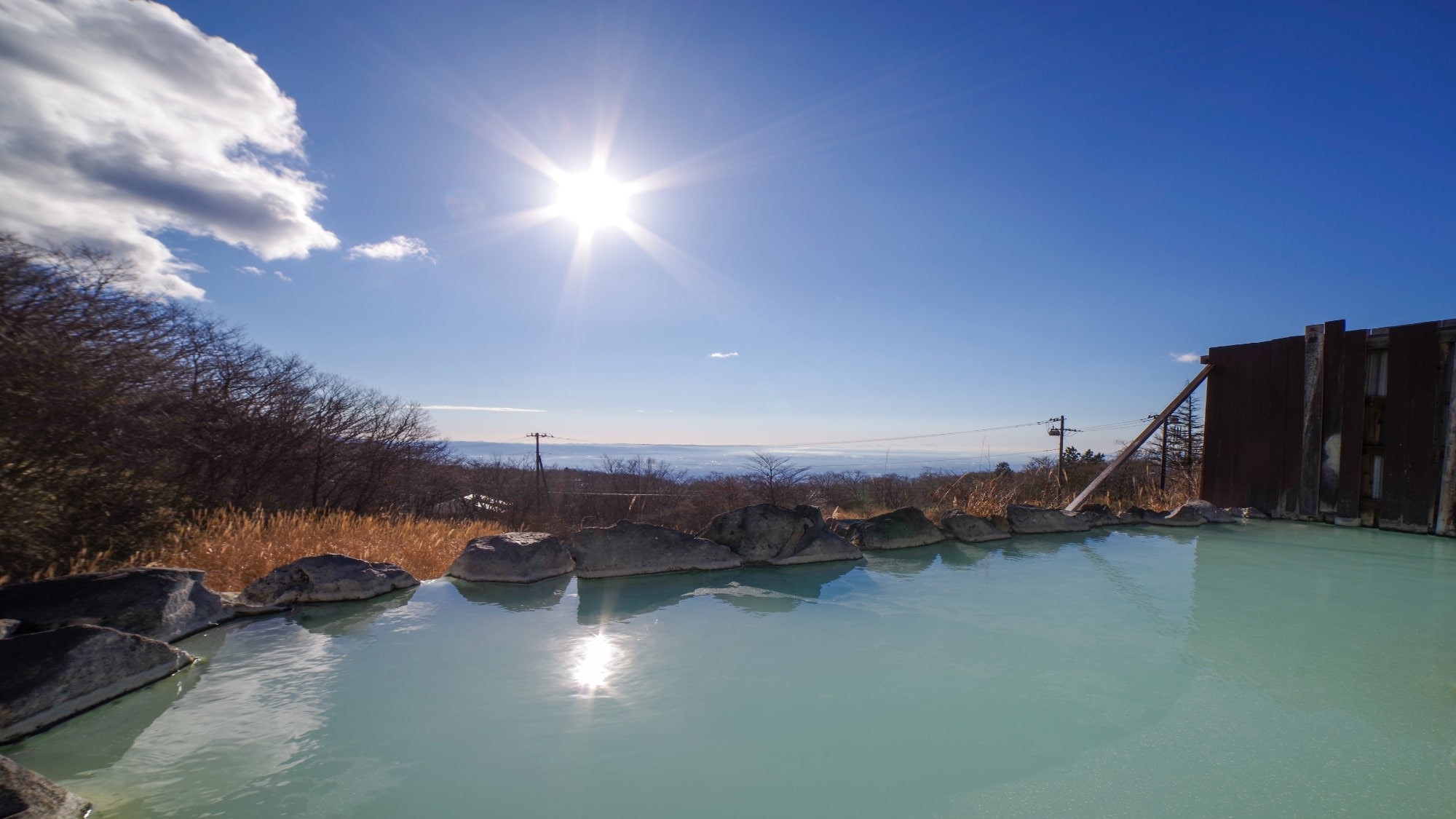 Open-air bath